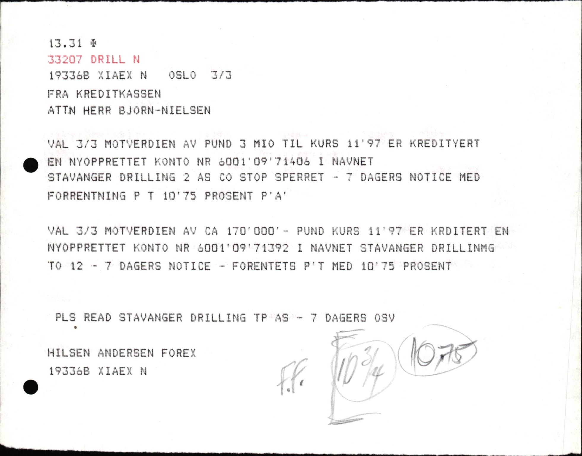 Pa 1503 - Stavanger Drilling AS, AV/SAST-A-101906/2/E/Eb/Eba/L0023: Alexander L. Kielland forsikring, 1976-1980