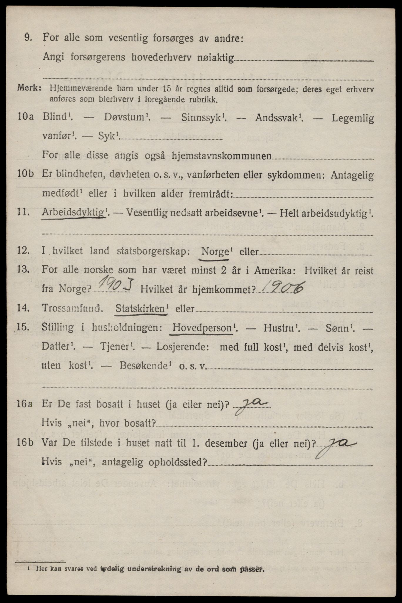 SAST, 1920 census for Hetland, 1920, p. 25696