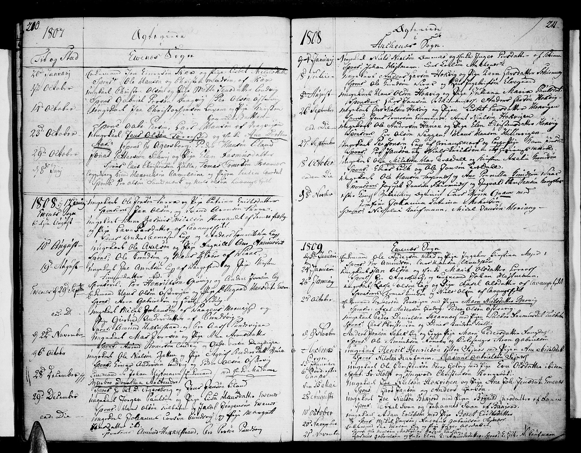 Ministerialprotokoller, klokkerbøker og fødselsregistre - Nordland, SAT/A-1459/863/L0893: Parish register (official) no. 863A05, 1794-1821, p. 210-211