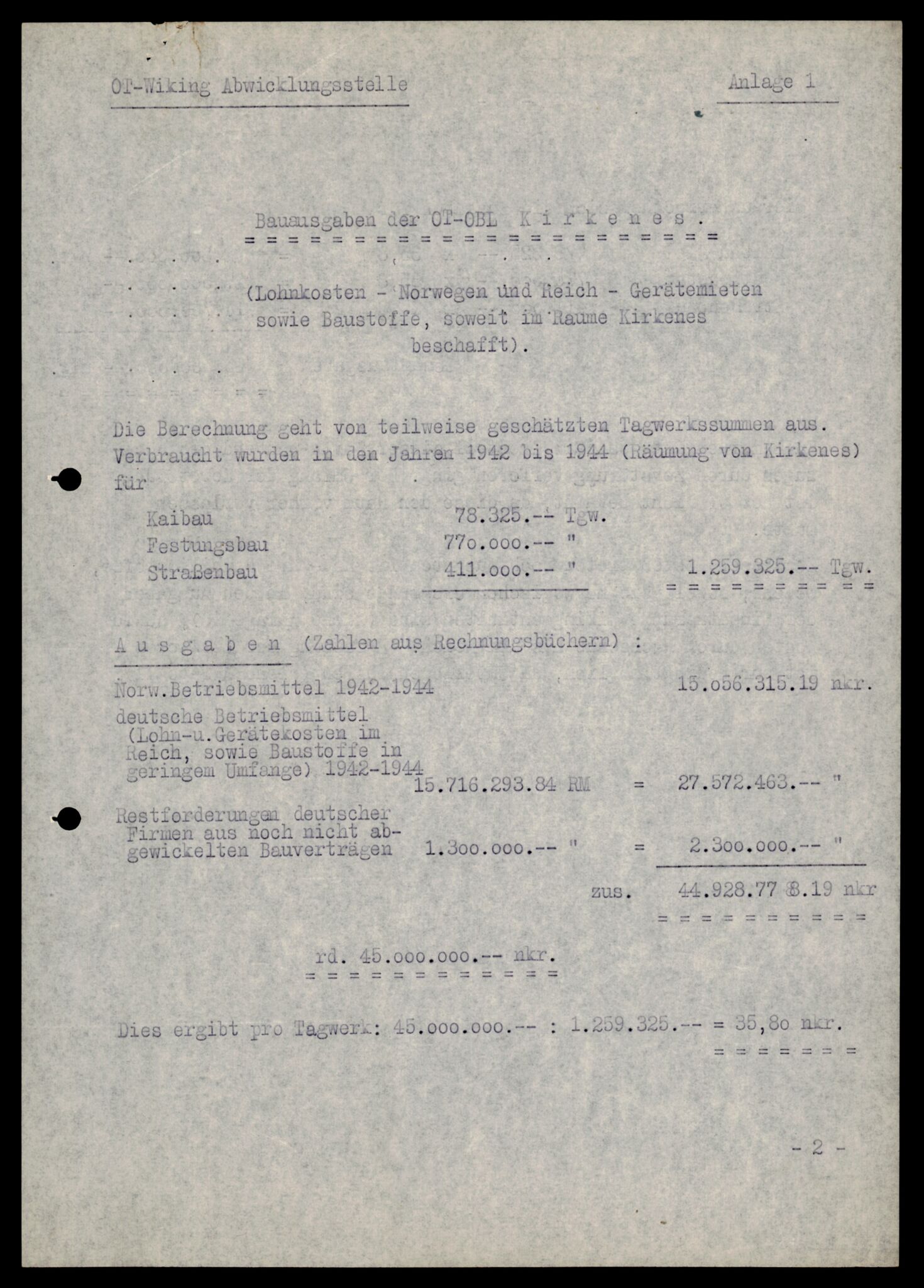 Forsvarets Overkommando. 2 kontor. Arkiv 11.4. Spredte tyske arkivsaker, AV/RA-RAFA-7031/D/Dar/Darb/L0002: Reichskommissariat, 1940-1945, p. 328