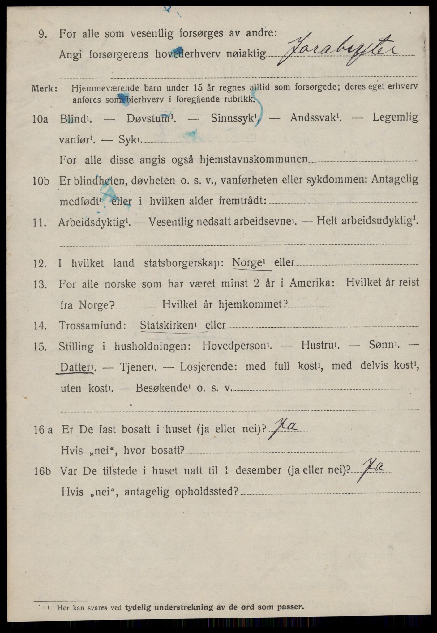 SAT, 1920 census for Hjørundfjord, 1920, p. 4490