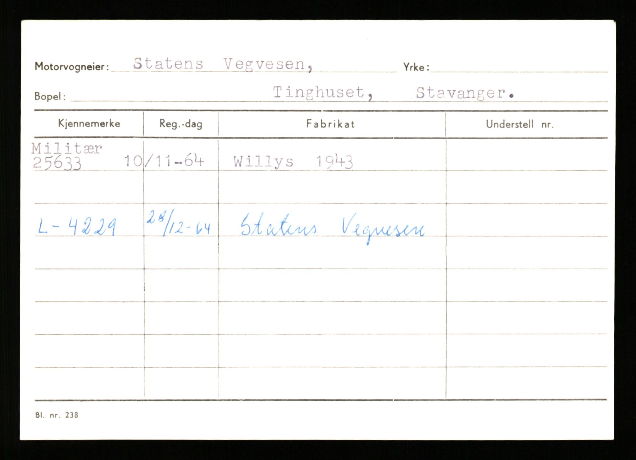 Stavanger trafikkstasjon, AV/SAST-A-101942/0/G/L0005: Registreringsnummer: 23000 - 34245, 1930-1971, p. 887