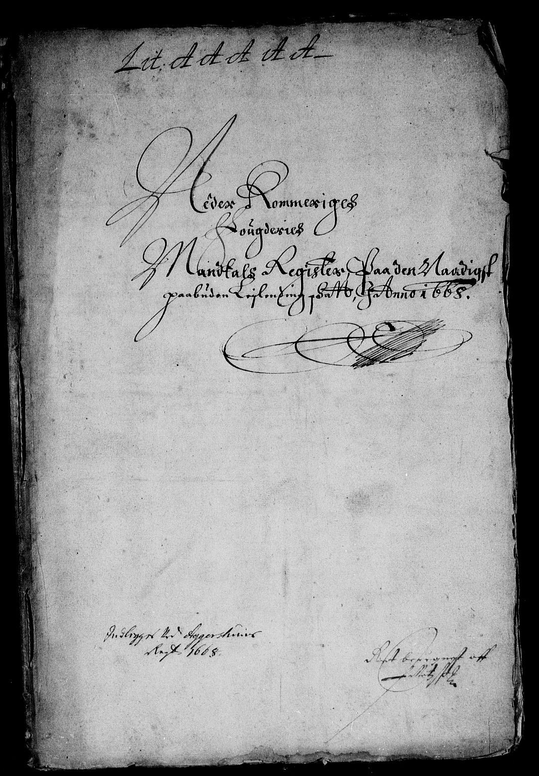 Rentekammeret inntil 1814, Reviderte regnskaper, Stiftamtstueregnskaper, Landkommissariatet på Akershus og Akershus stiftamt, AV/RA-EA-5869/R/Rb/L0053: Akershus stiftamt, 1668