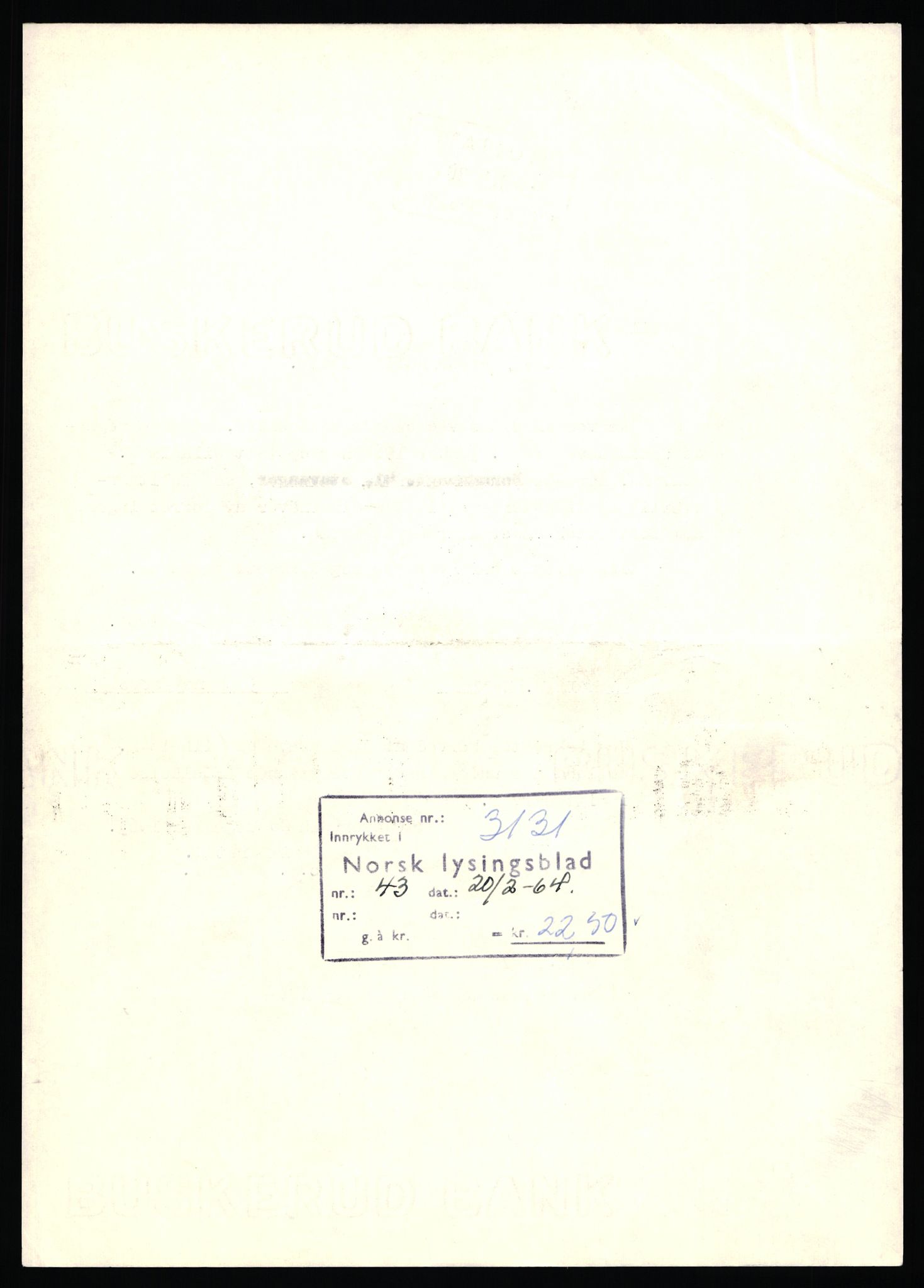 Stavanger byfogd, SAST/A-101408/002/J/Jd/Jde/L0003: Registreringsmeldinger og bilag. Enkeltmannsforetak, 751-1000, 1928-1976, p. 343