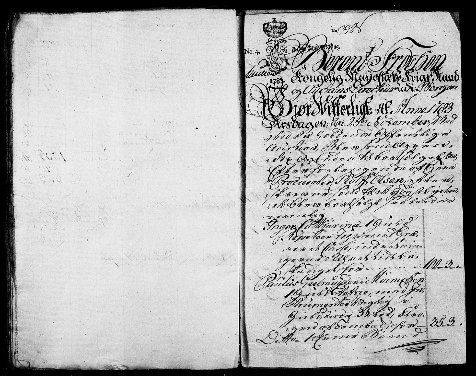 Forsvaret, Generalauditøren, RA/RAFA-1772/F/Fj/Fja/L0008: --, 1751-1823, p. 235