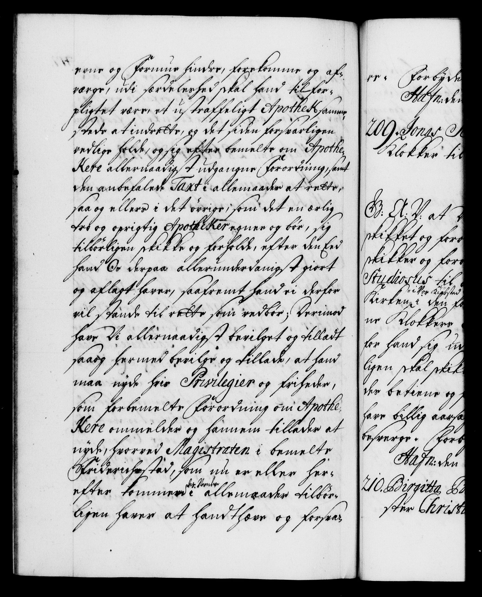 Danske Kanselli 1572-1799, AV/RA-EA-3023/F/Fc/Fca/Fcaa/L0022: Norske registre, 1716-1719, p. 417b