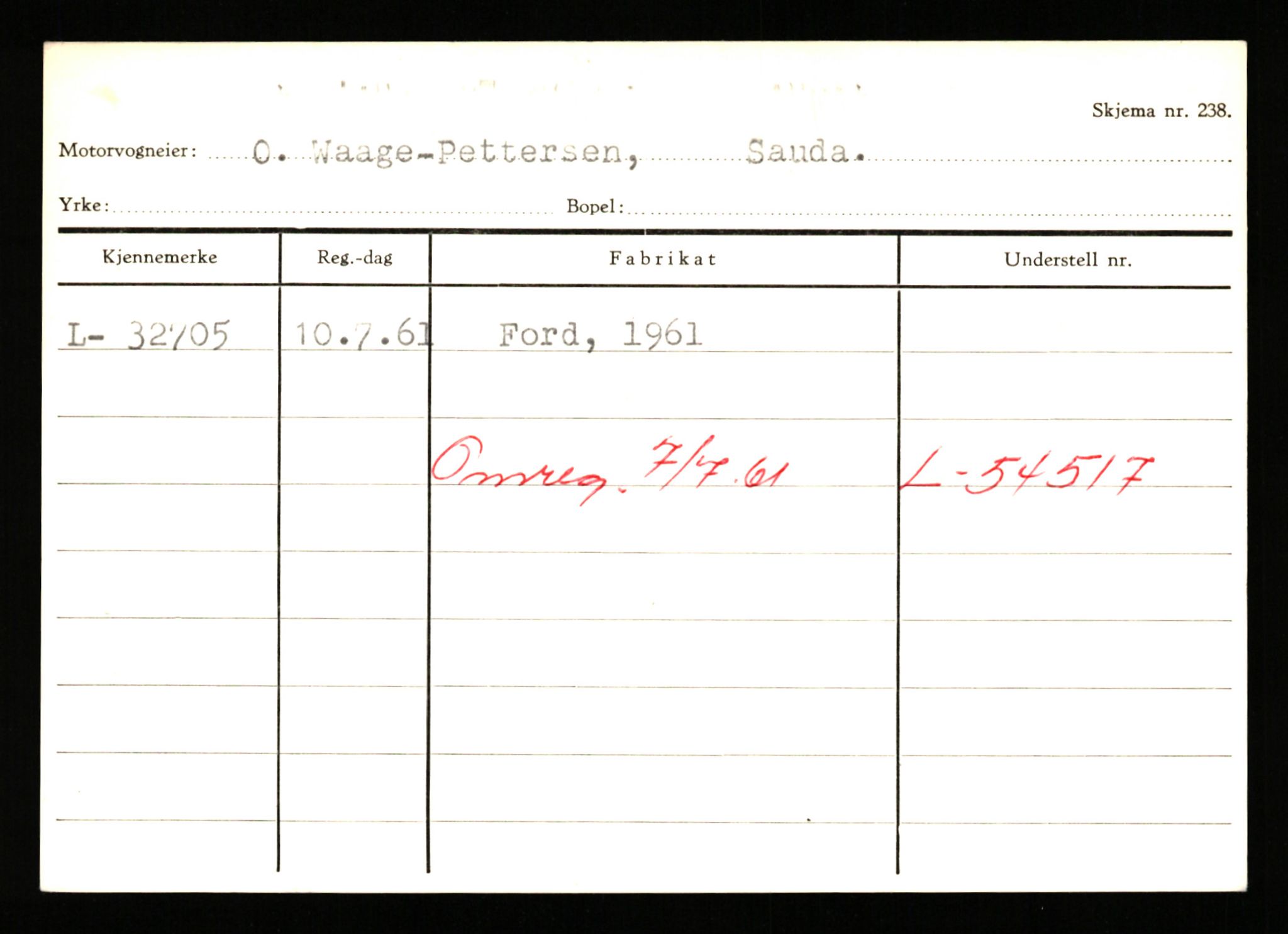 Stavanger trafikkstasjon, SAST/A-101942/0/G/L0005: Registreringsnummer: 23000 - 34245, 1930-1971, p. 3018