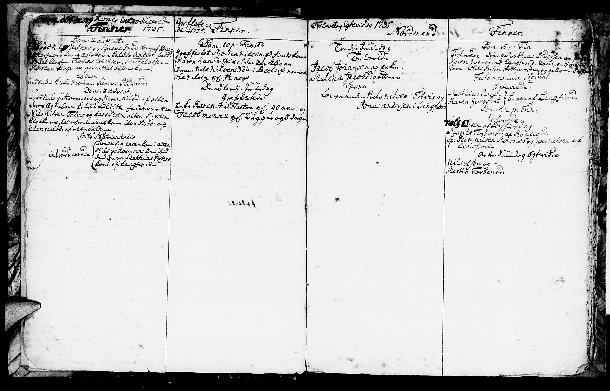 Talvik sokneprestkontor, SATØ/S-1337/H/Ha/L0003kirke: Parish register (official) no. 3, 1735-1752, p. 4