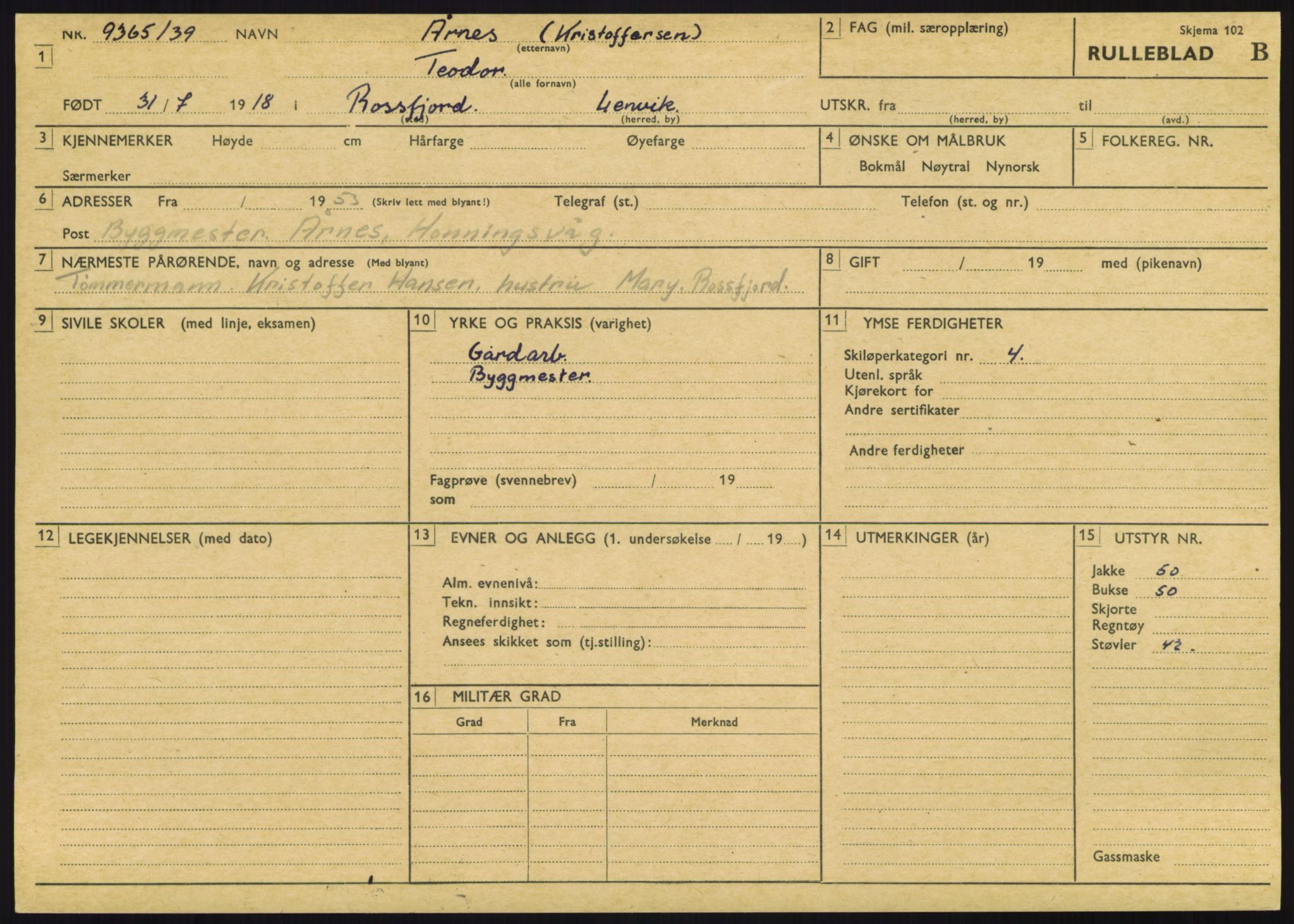 Forsvaret, Troms infanteriregiment nr. 16, AV/RA-RAFA-3146/P/Pa/L0023: Rulleblad for regimentets menige mannskaper, årsklasse 1939, 1939, p. 1349