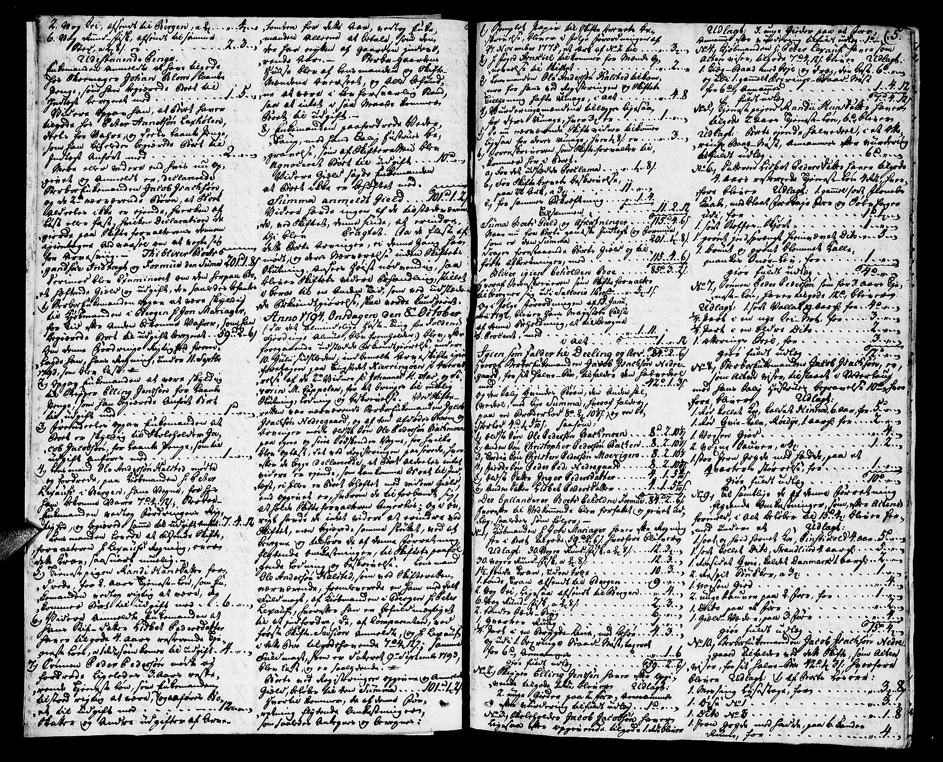 Salten sorenskriveri, AV/SAT-A-4578/1/3/3A/L0030: Skifteprotokoll 14a, 1794-1796, p. 4b-5a
