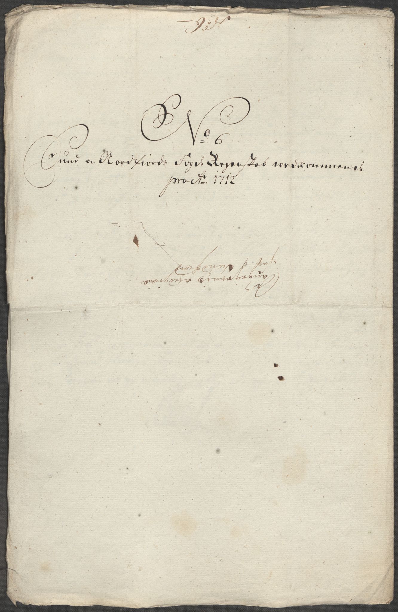 Rentekammeret inntil 1814, Reviderte regnskaper, Fogderegnskap, RA/EA-4092/R53/L3435: Fogderegnskap Sunn- og Nordfjord, 1712, p. 171