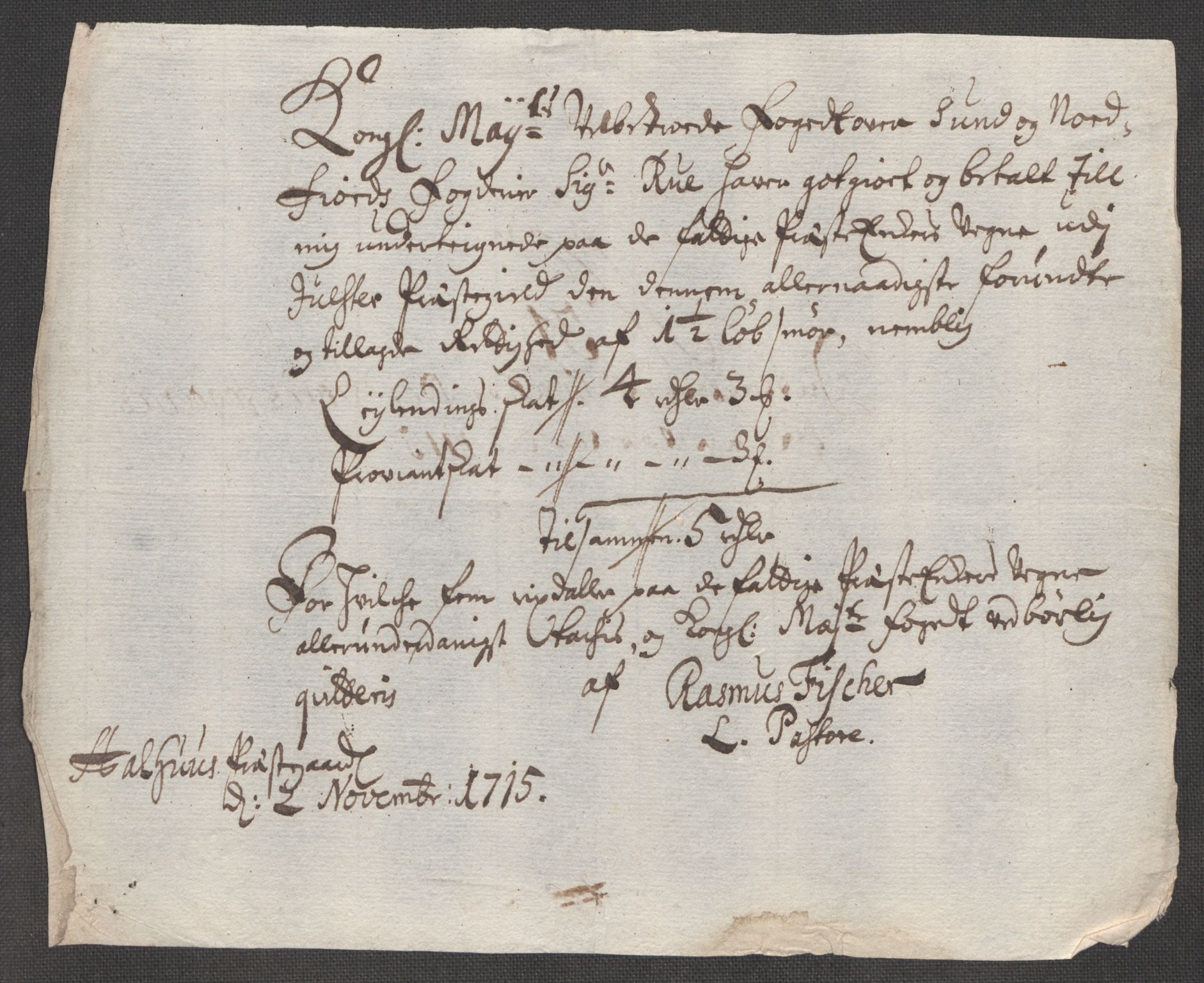 Rentekammeret inntil 1814, Reviderte regnskaper, Fogderegnskap, AV/RA-EA-4092/R53/L3439: Fogderegnskap Sunn- og Nordfjord, 1715, p. 503