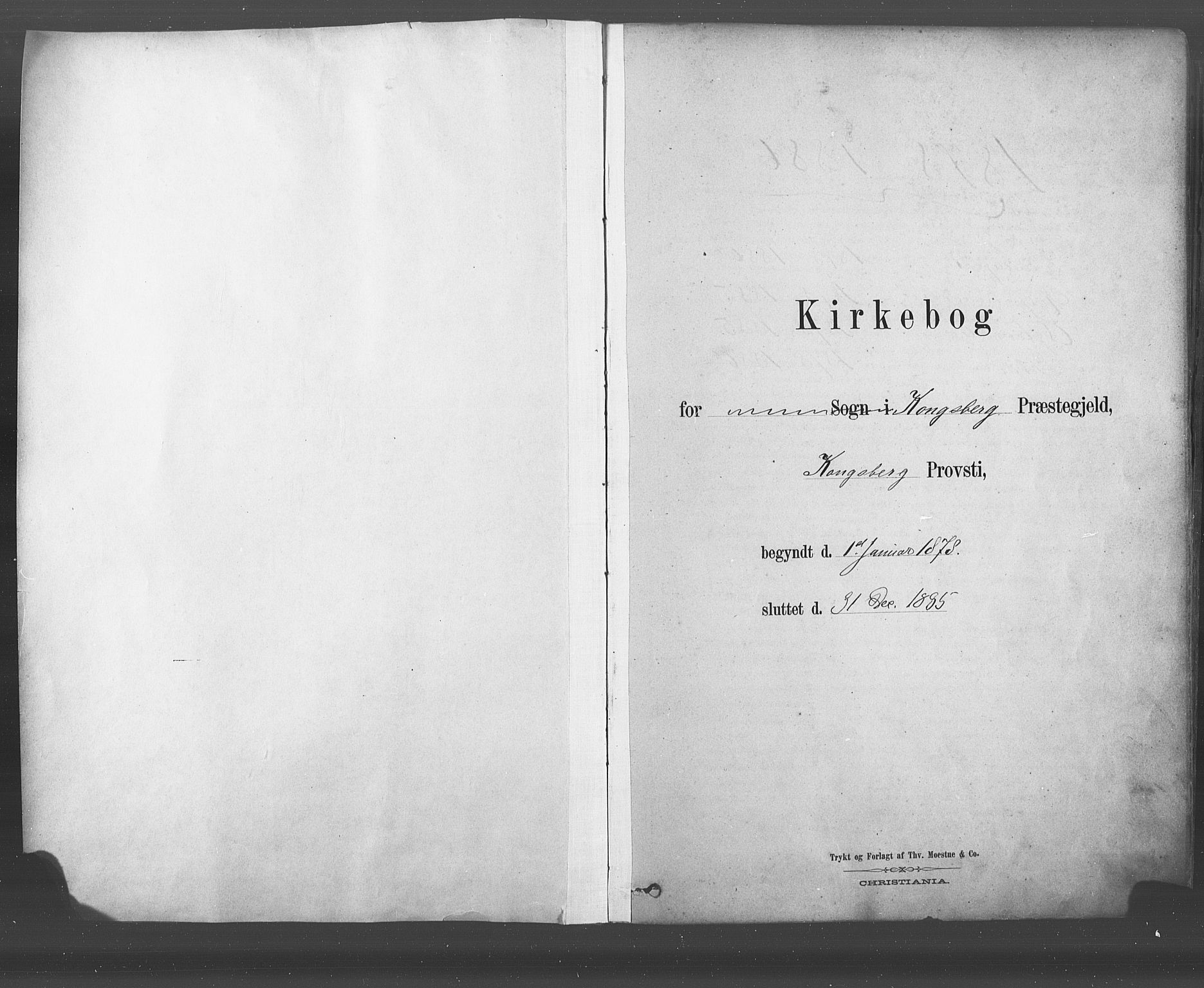 Kongsberg kirkebøker, AV/SAKO-A-22/F/Fb/L0001: Parish register (official) no. II 1, 1878-1886