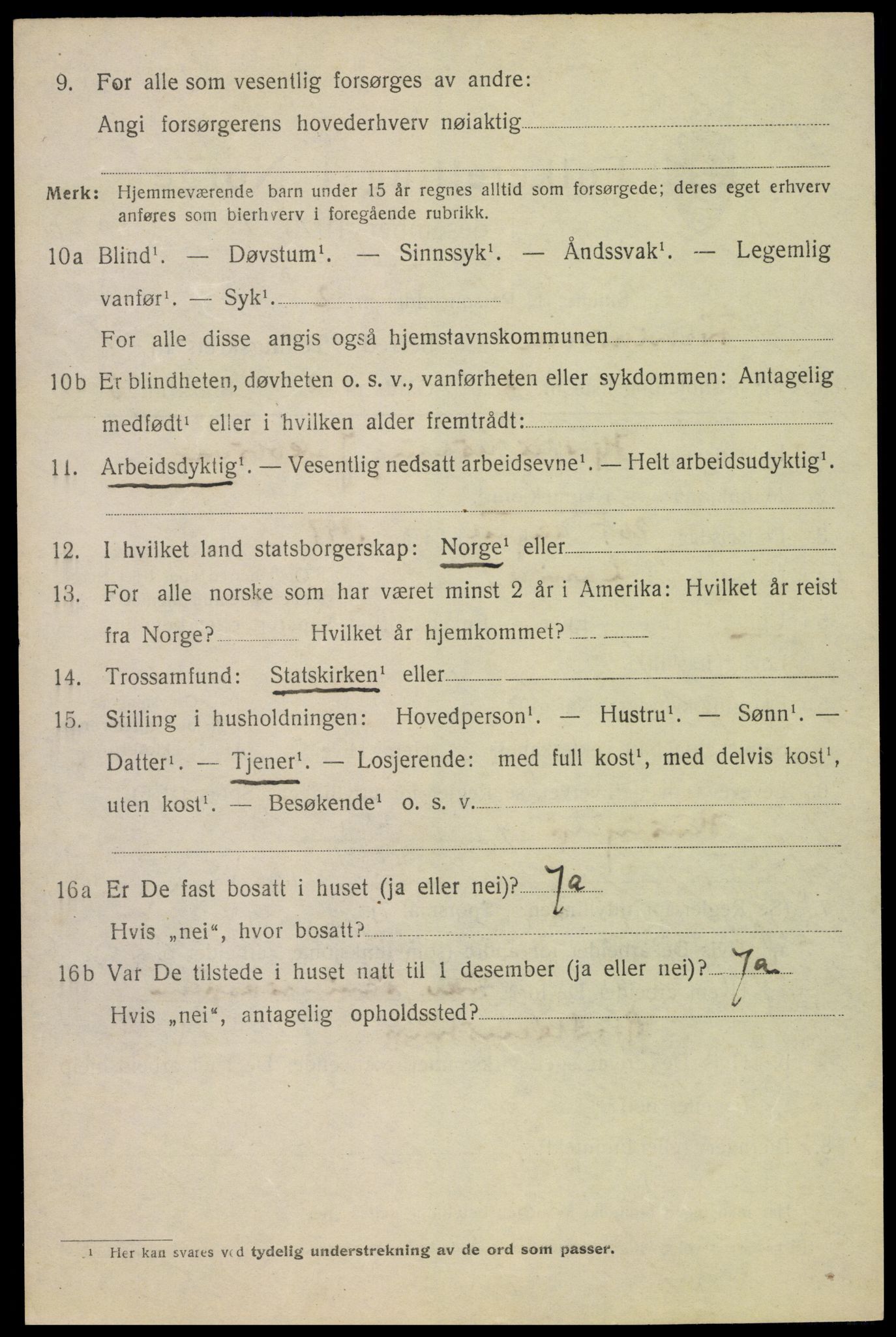 SAKO, 1920 census for Fredriksvern, 1920, p. 404