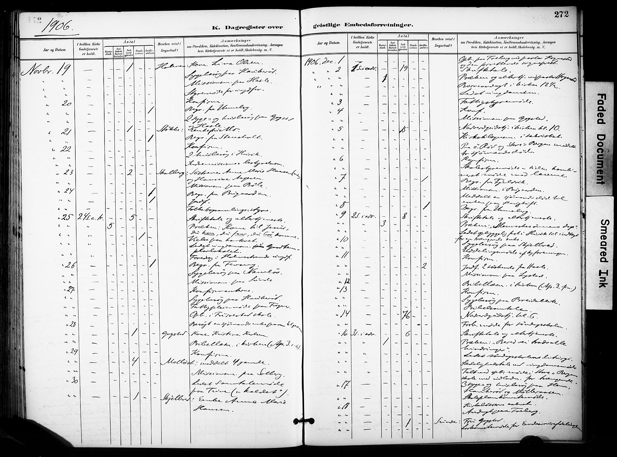 Sandar kirkebøker, SAKO/A-243/F/Fa/L0015: Parish register (official) no. 15, 1896-1907, p. 272
