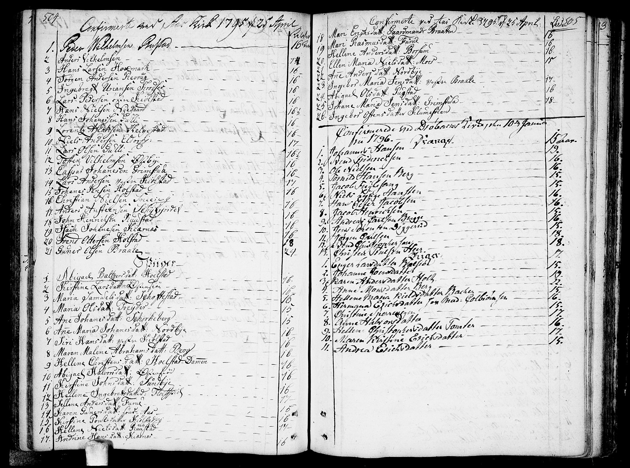 Ås prestekontor Kirkebøker, AV/SAO-A-10894/F/Fa/L0002: Parish register (official) no. I 2, 1778-1813, p. 504-505