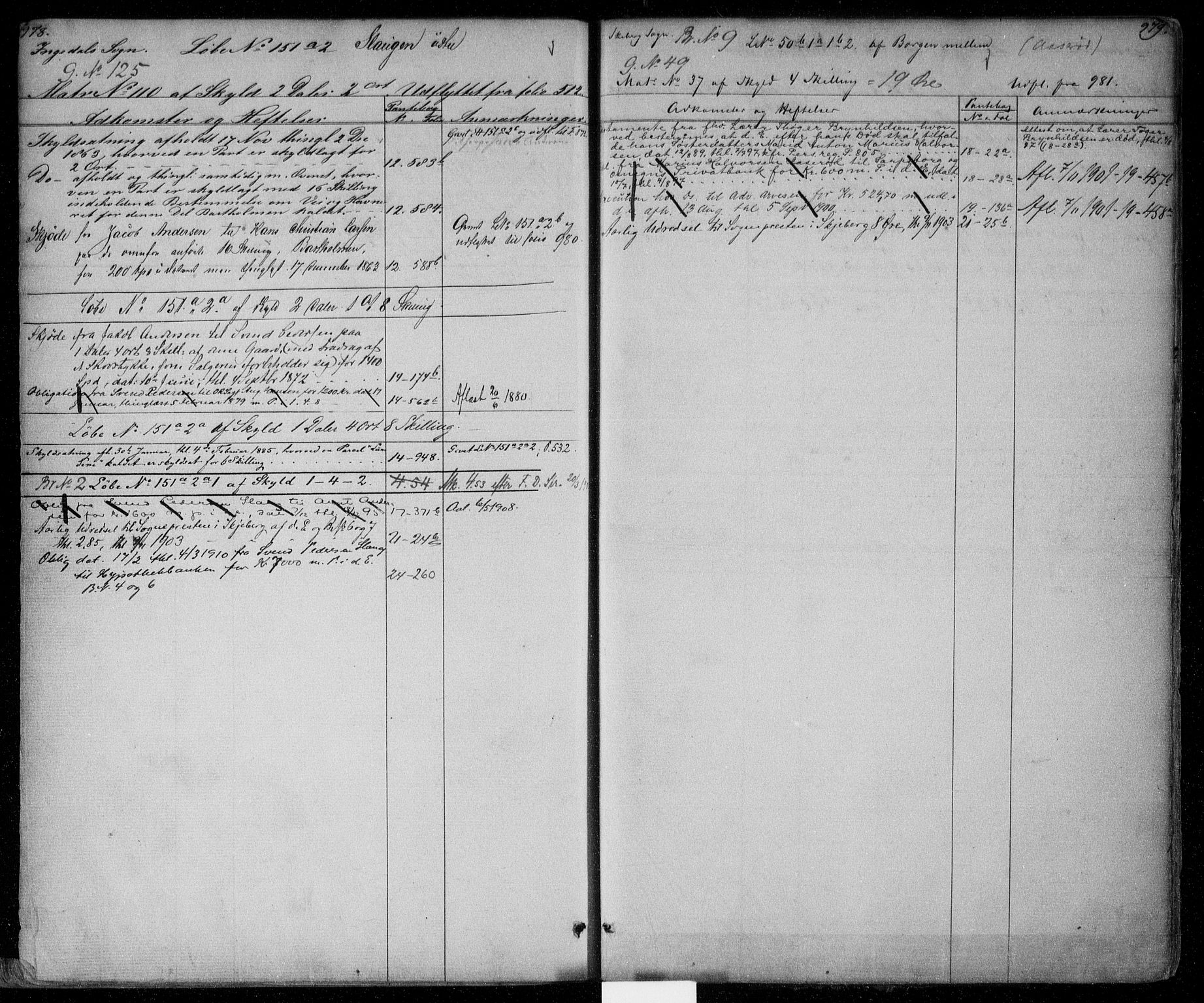Idd og Marker sorenskriveri, AV/SAO-A-10283/G/Ga/Gac/L0002: Mortgage register no. II 2, 1848-1911, p. 978-979
