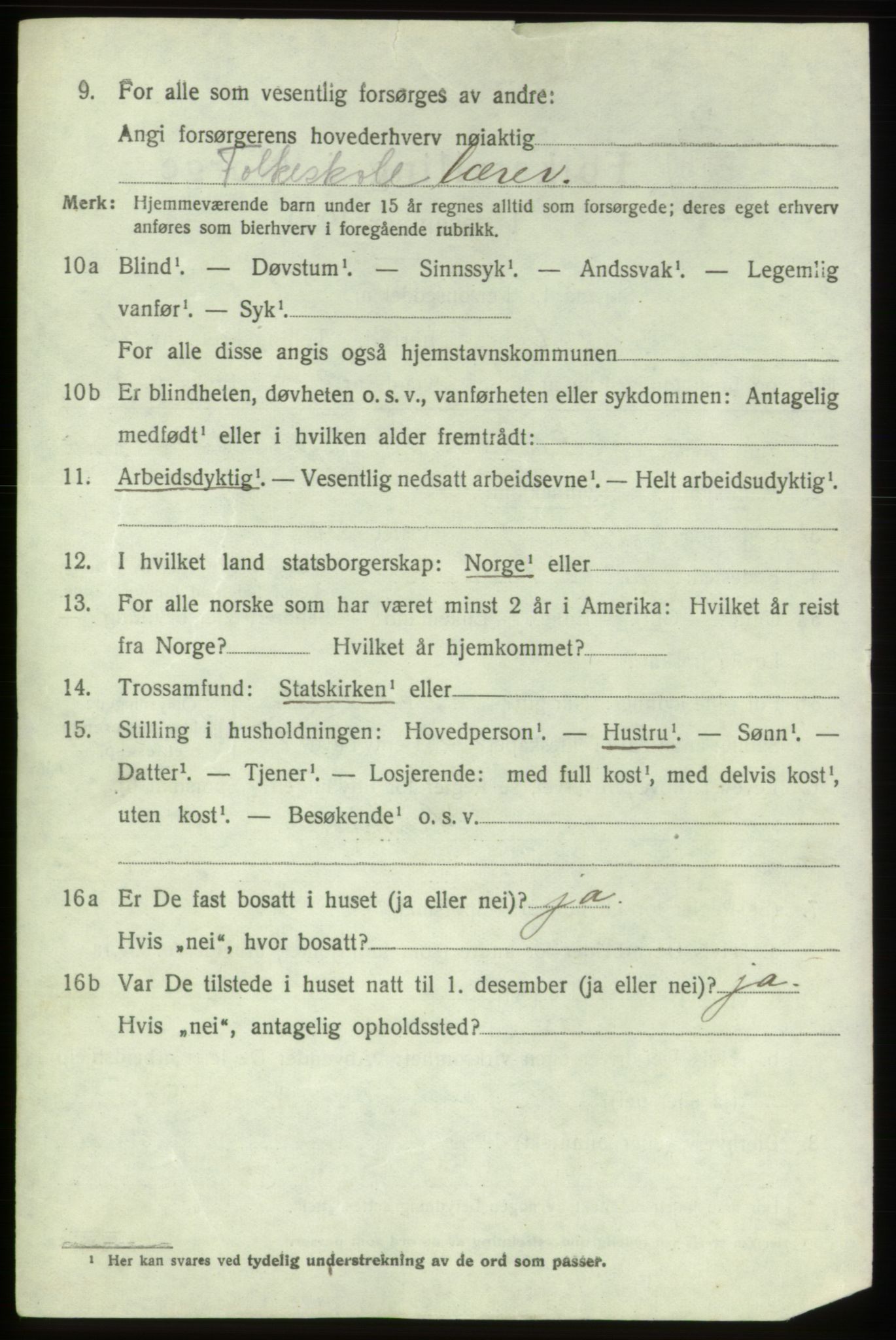 SAB, 1920 census for Stord, 1920, p. 8686