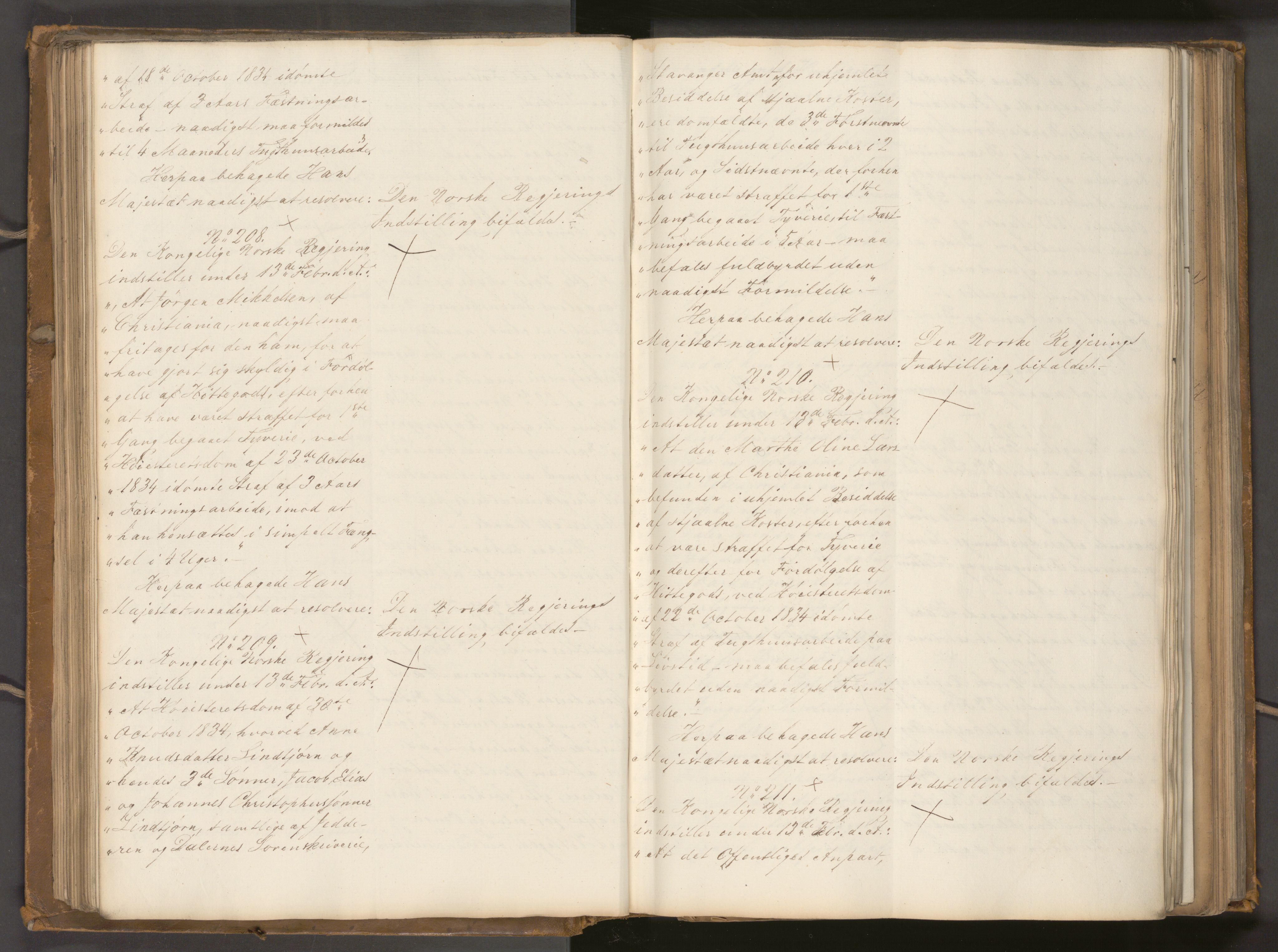 Statsrådssekretariatet, AV/RA-S-1001/A/Ab/L0040: Kgl. res. nr. 1-568, 1. halvår, 1835