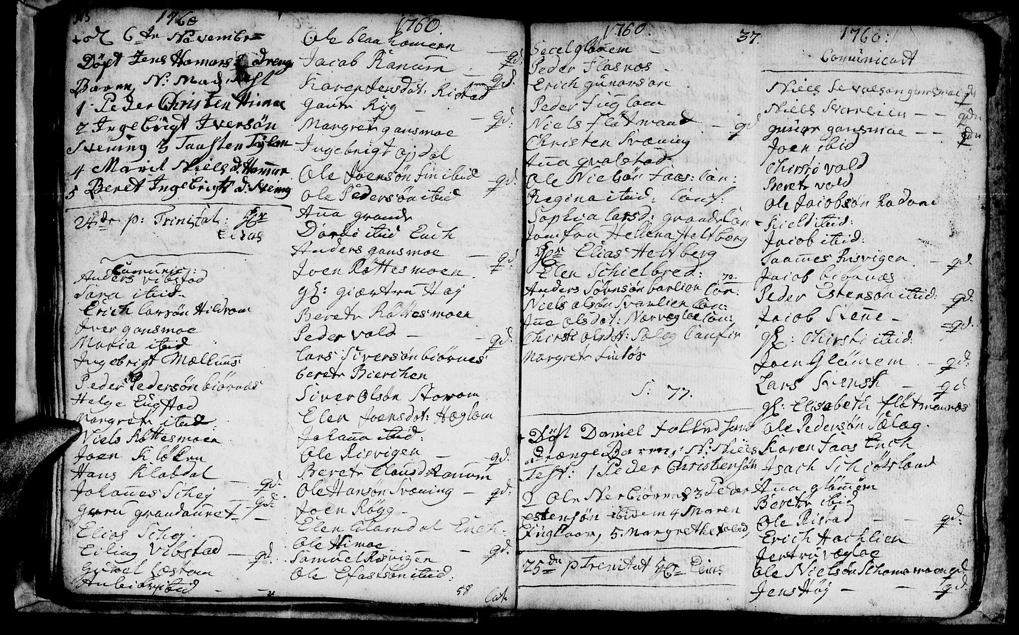 Ministerialprotokoller, klokkerbøker og fødselsregistre - Nord-Trøndelag, SAT/A-1458/764/L0543: Parish register (official) no. 764A03, 1758-1765, p. 37