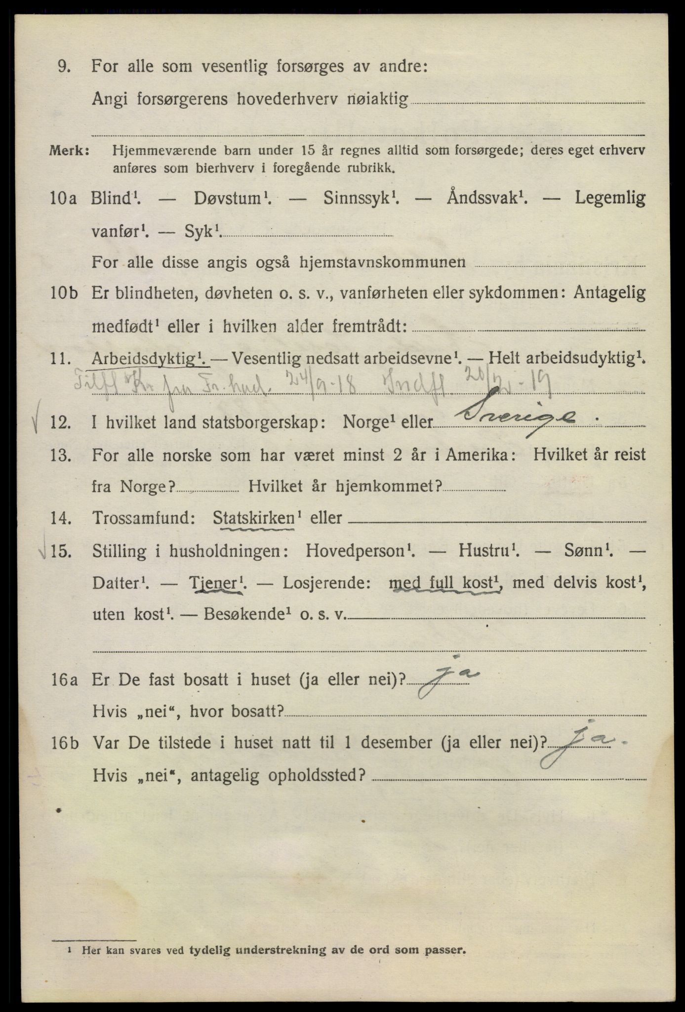 SAO, 1920 census for Kristiania, 1920, p. 588312