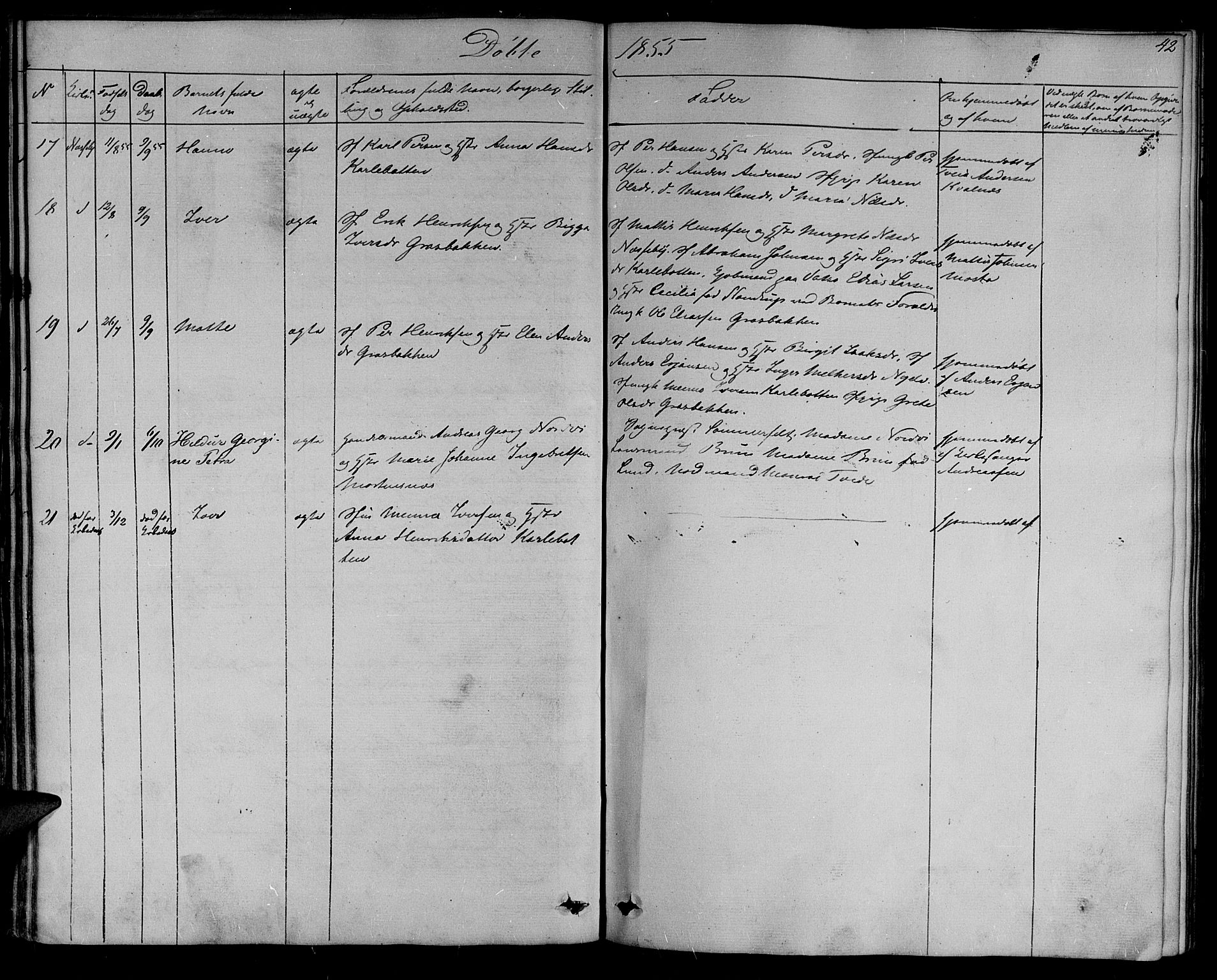 Nesseby sokneprestkontor, AV/SATØ-S-1330/H/Ha/L0001kirke: Parish register (official) no. 1, 1838-1855, p. 42