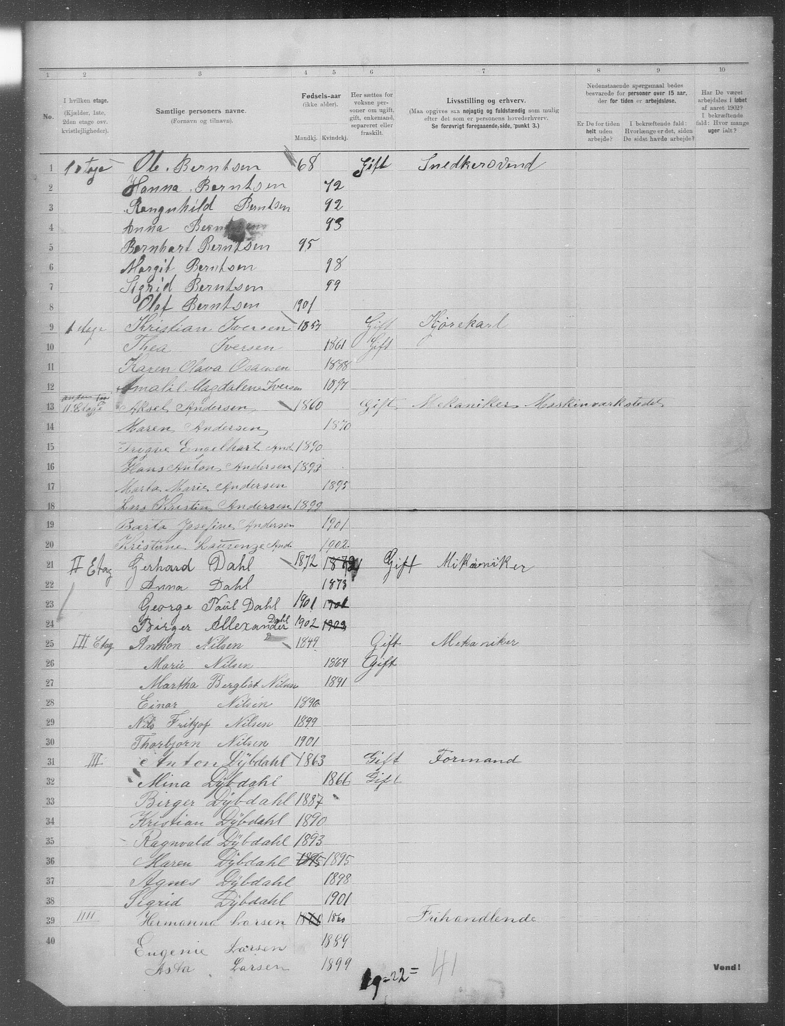 OBA, Municipal Census 1902 for Kristiania, 1902, p. 23772