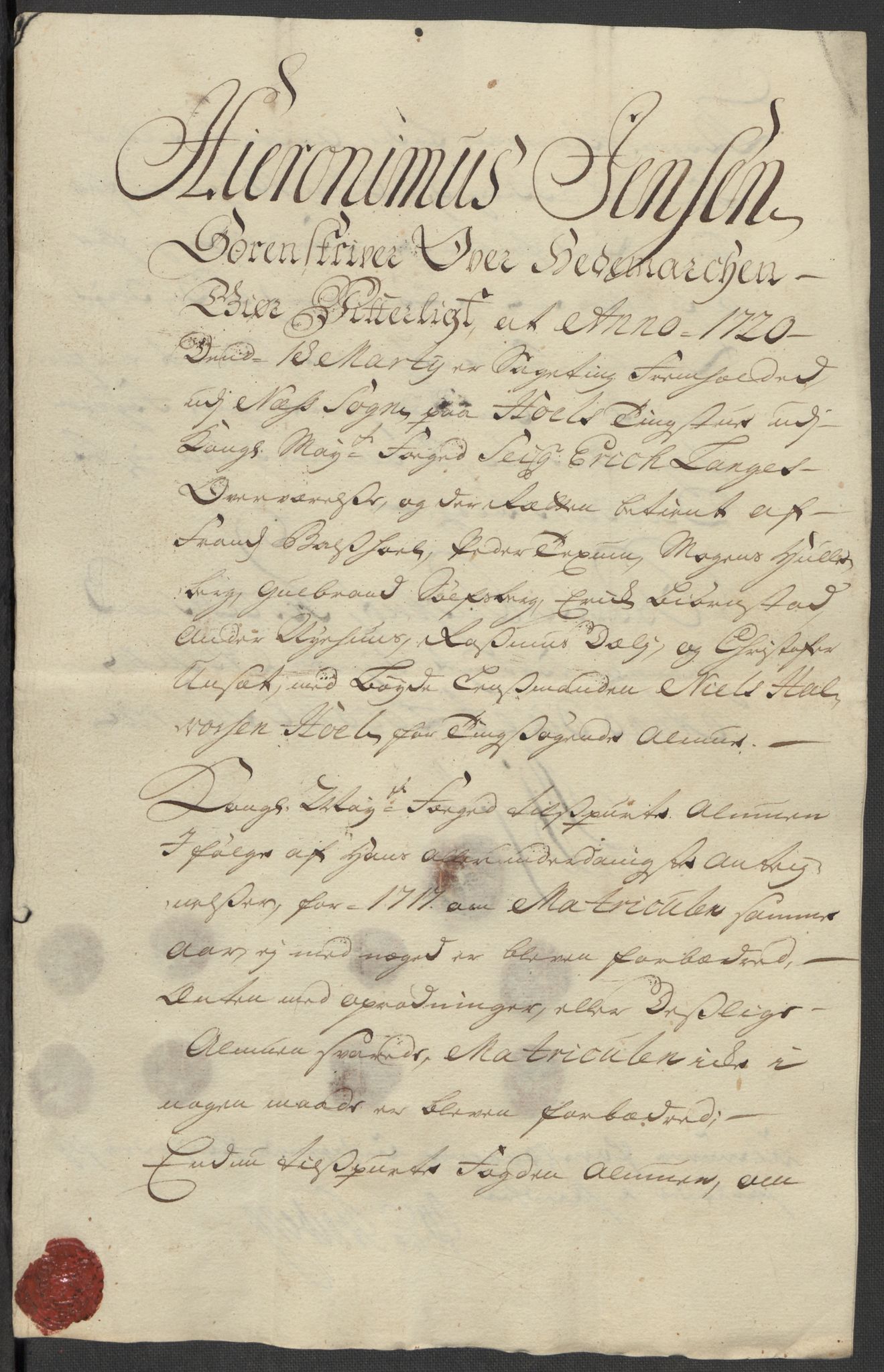 Rentekammeret inntil 1814, Reviderte regnskaper, Fogderegnskap, AV/RA-EA-4092/R16/L1056: Fogderegnskap Hedmark, 1717, p. 500