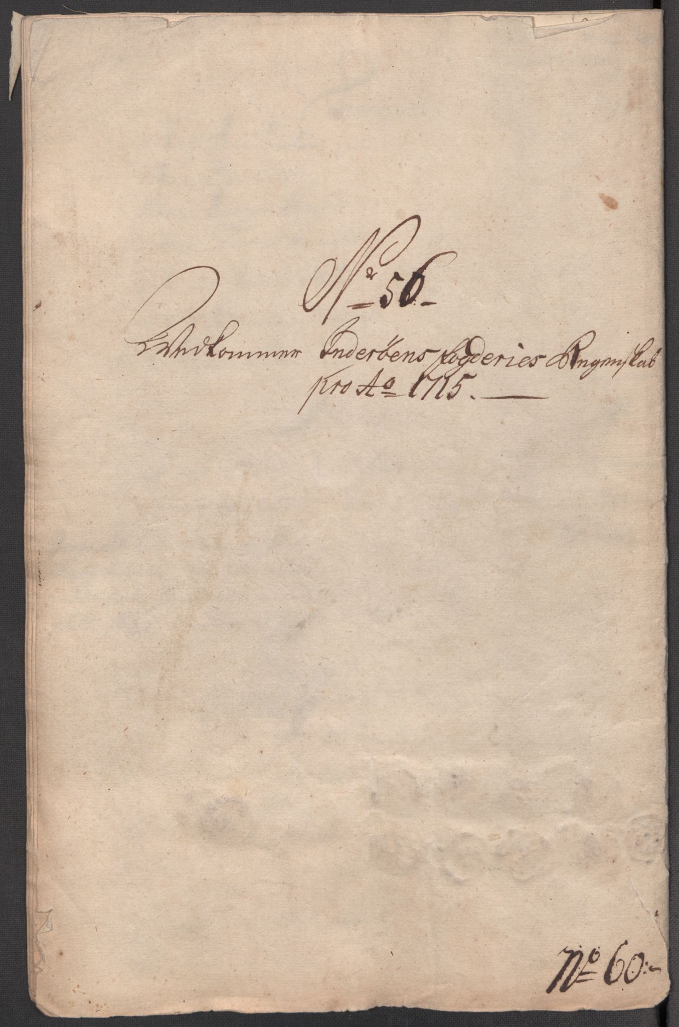 Rentekammeret inntil 1814, Reviderte regnskaper, Fogderegnskap, AV/RA-EA-4092/R63/L4323: Fogderegnskap Inderøy, 1715, p. 390