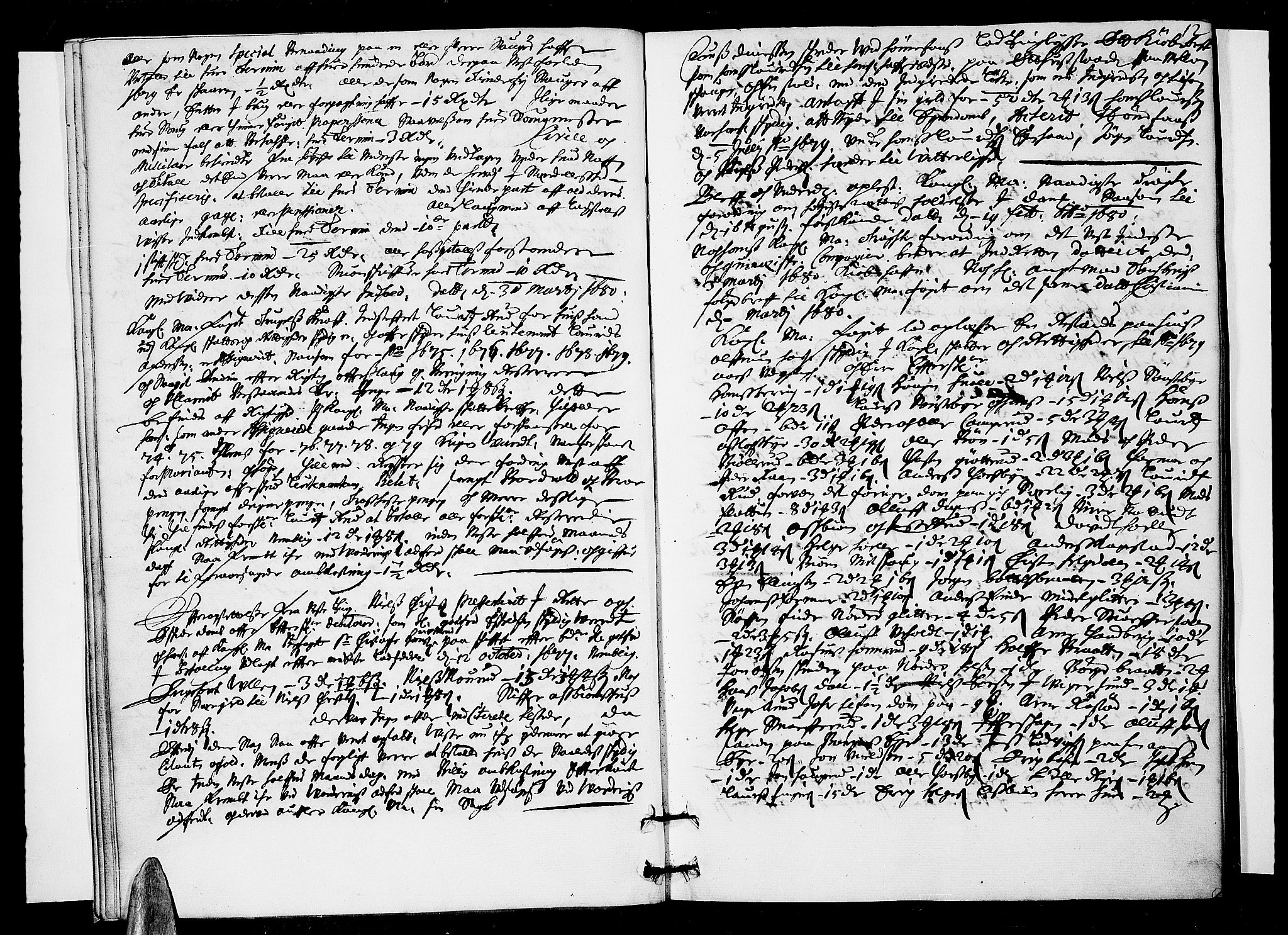 Eiker, Modum og Sigdal sorenskriveri, AV/SAKO-A-123/F/Fa/Faa/L0045: Tingbok, 1680, p. 12