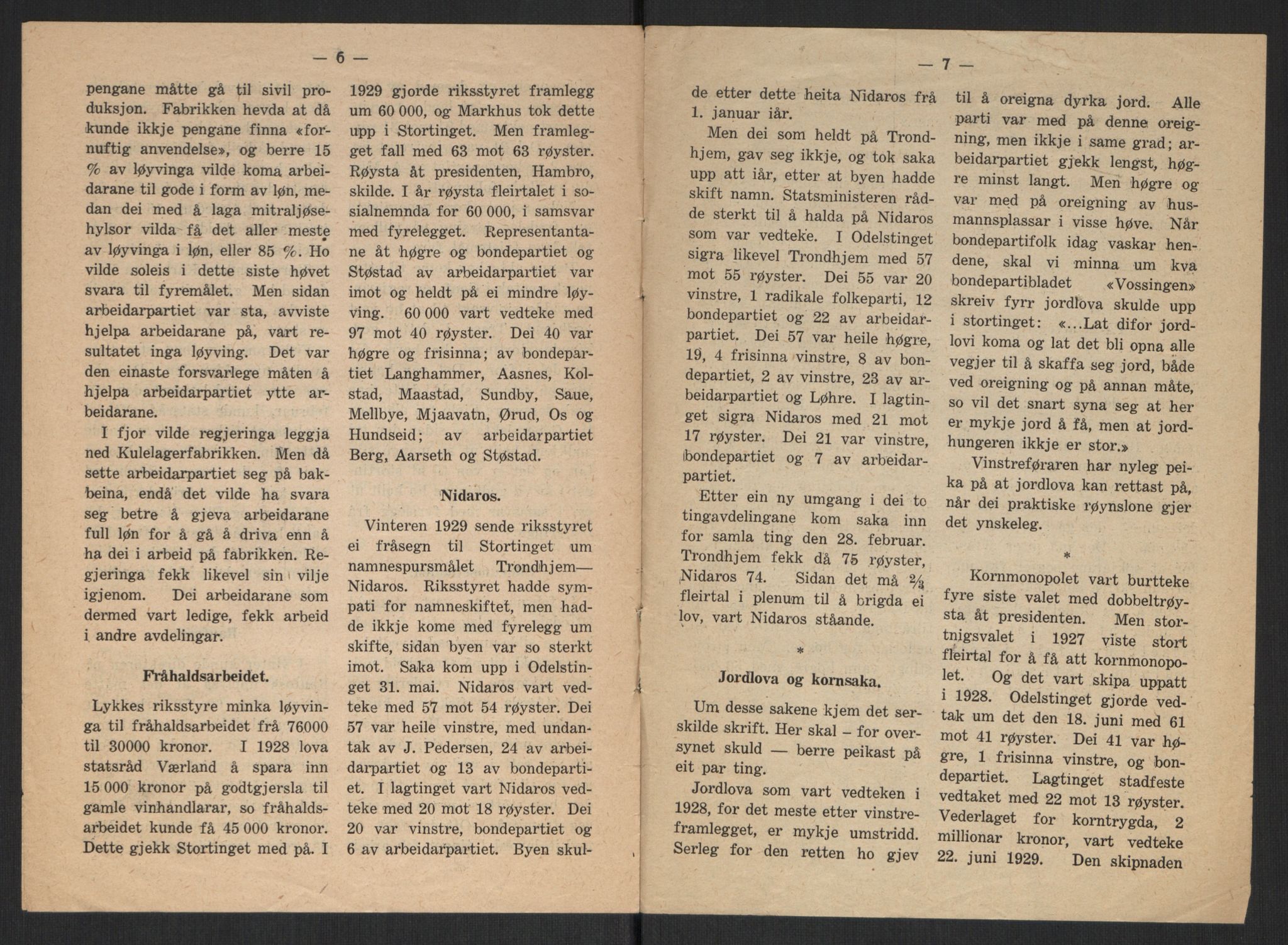 Venstres Hovedorganisasjon, AV/RA-PA-0876/X/L0001: De eldste skrifter, 1860-1936, p. 1057