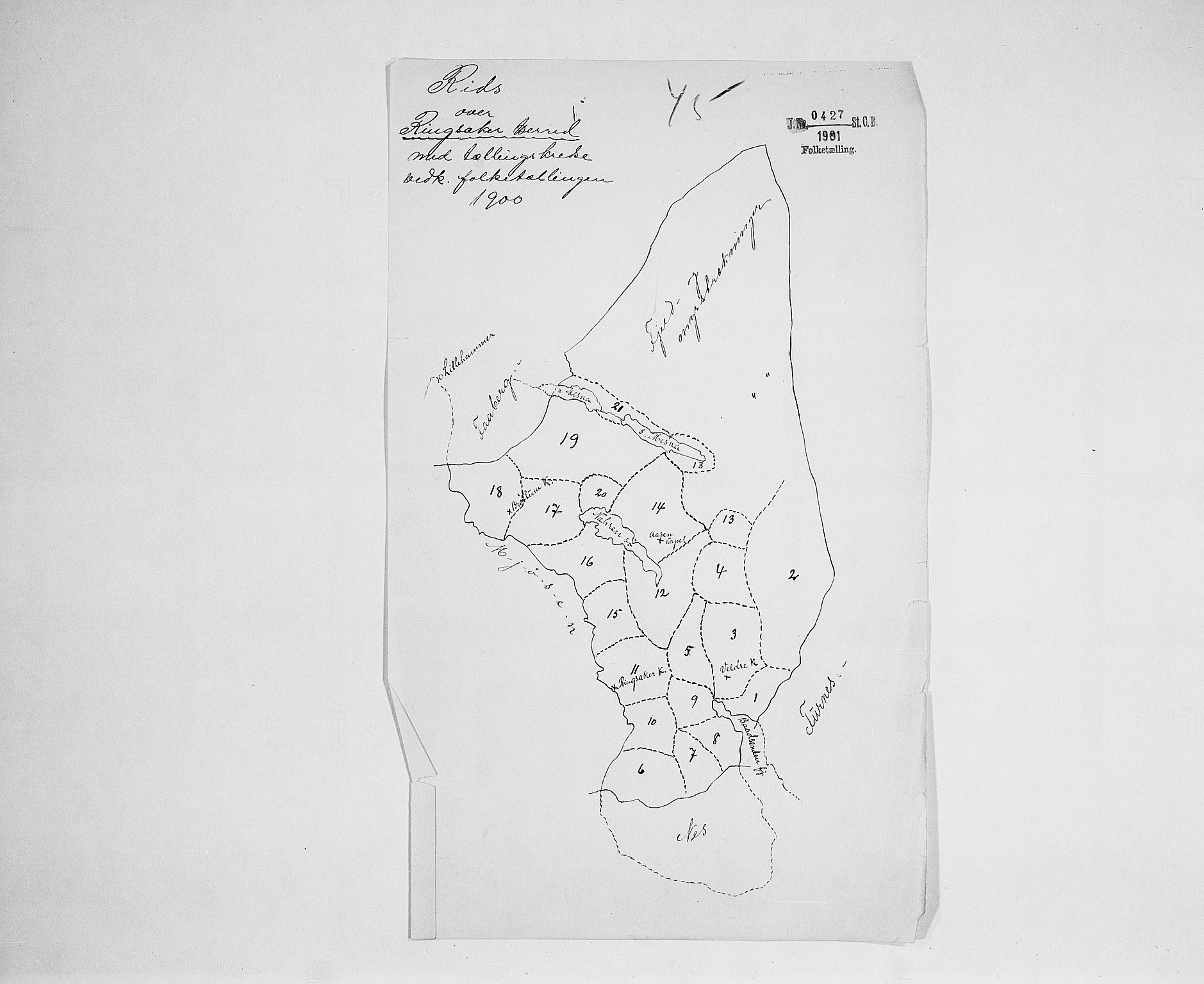 SAH, 1900 census for Ringsaker, 1900, p. 27