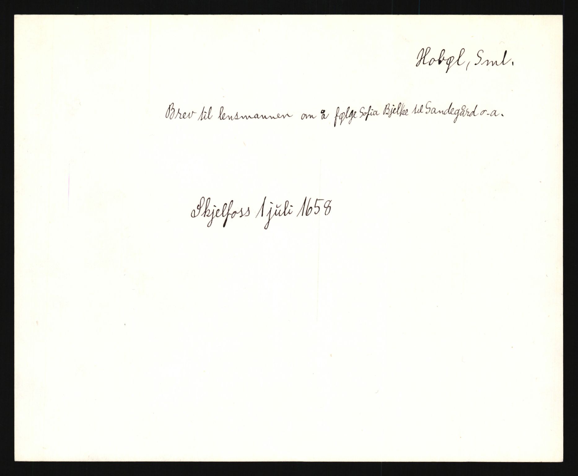 Riksarkivets diplomsamling, AV/RA-EA-5965/F35/F35e/L0004: Registreringssedler Østfold 4, 1300-1900, p. 611