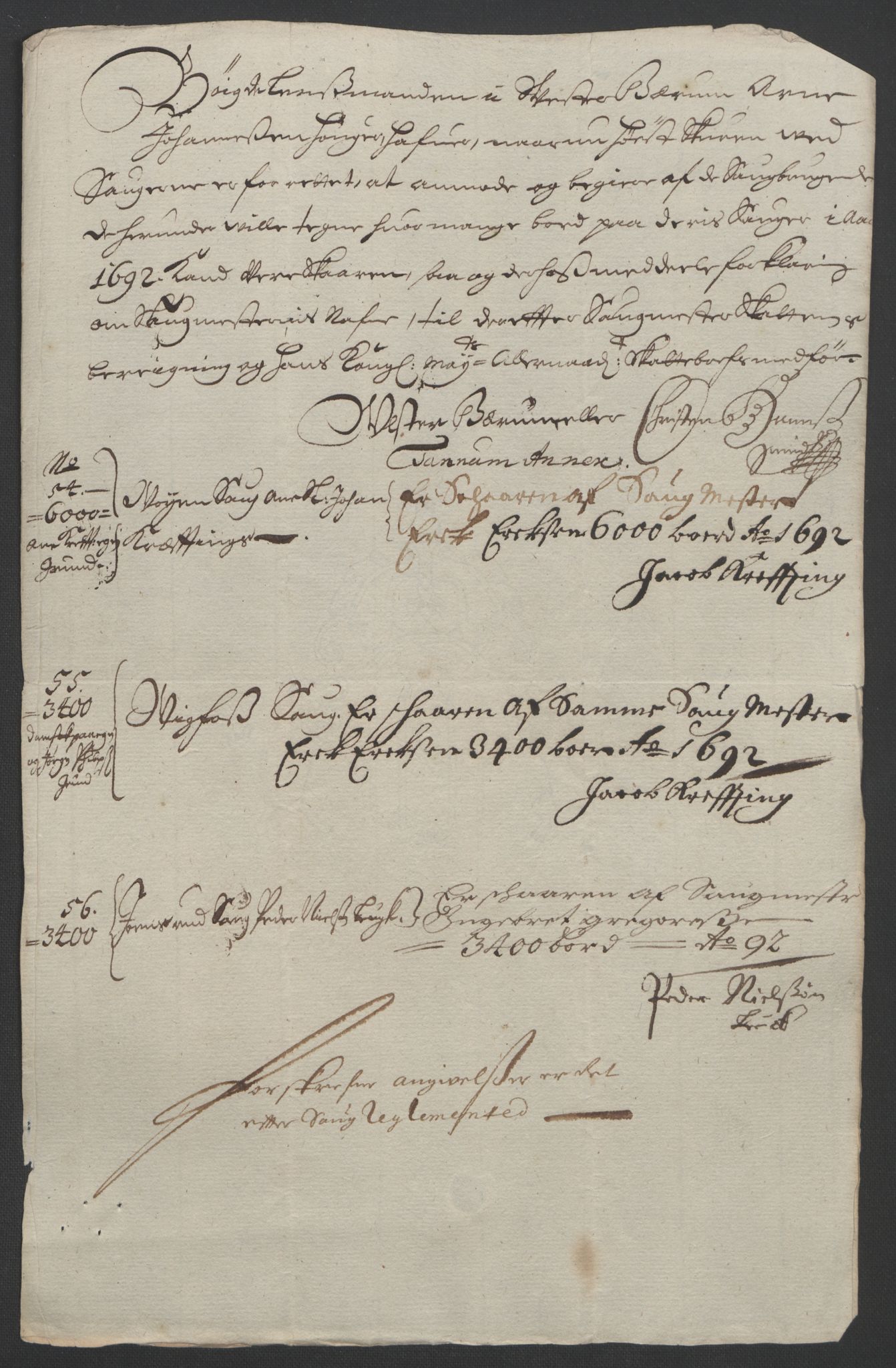 Rentekammeret inntil 1814, Reviderte regnskaper, Fogderegnskap, RA/EA-4092/R08/L0426: Fogderegnskap Aker, 1692-1693, p. 107
