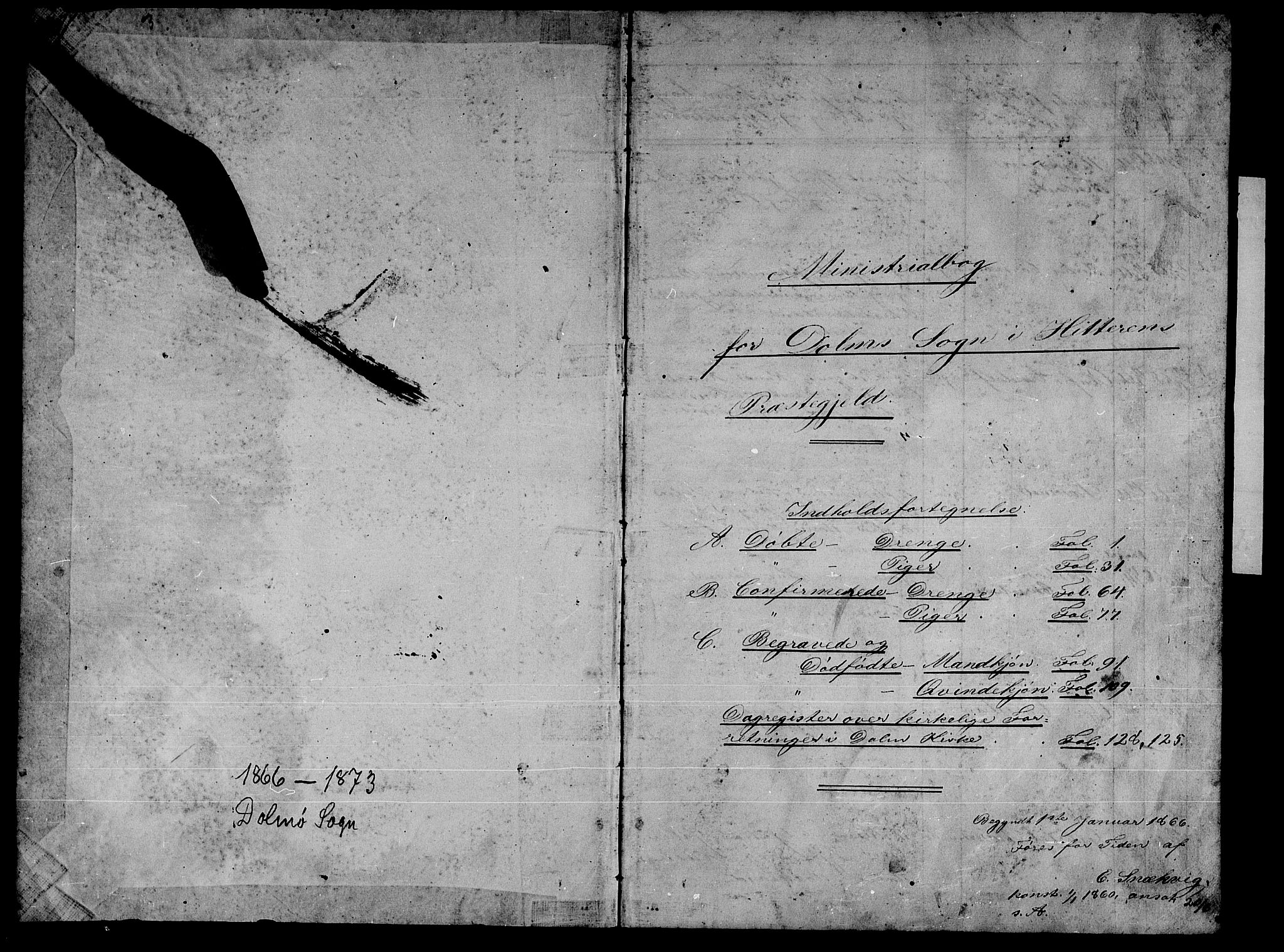 Ministerialprotokoller, klokkerbøker og fødselsregistre - Sør-Trøndelag, SAT/A-1456/634/L0539: Parish register (copy) no. 634C01, 1866-1873