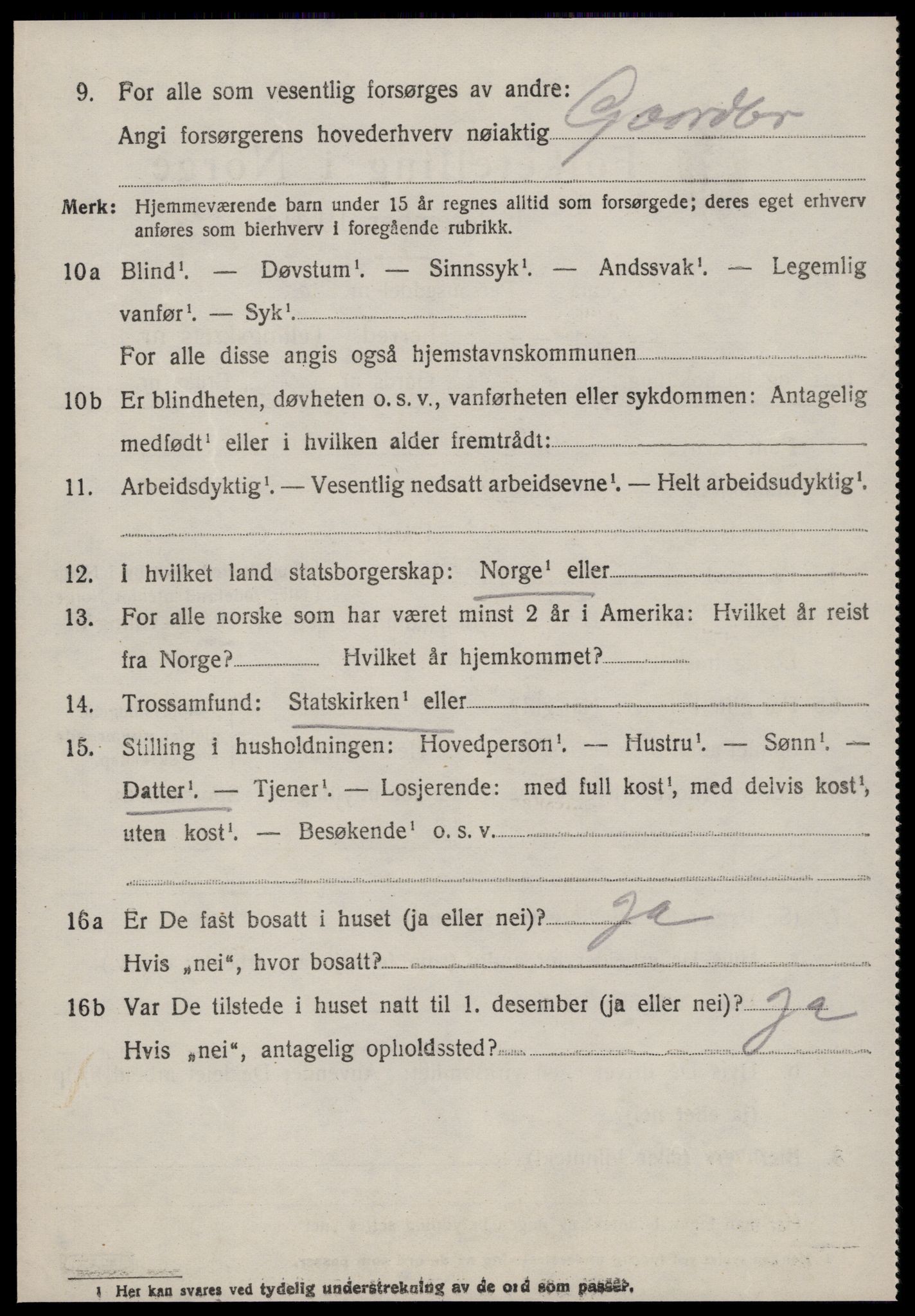 SAT, 1920 census for Ørsta, 1920, p. 4783