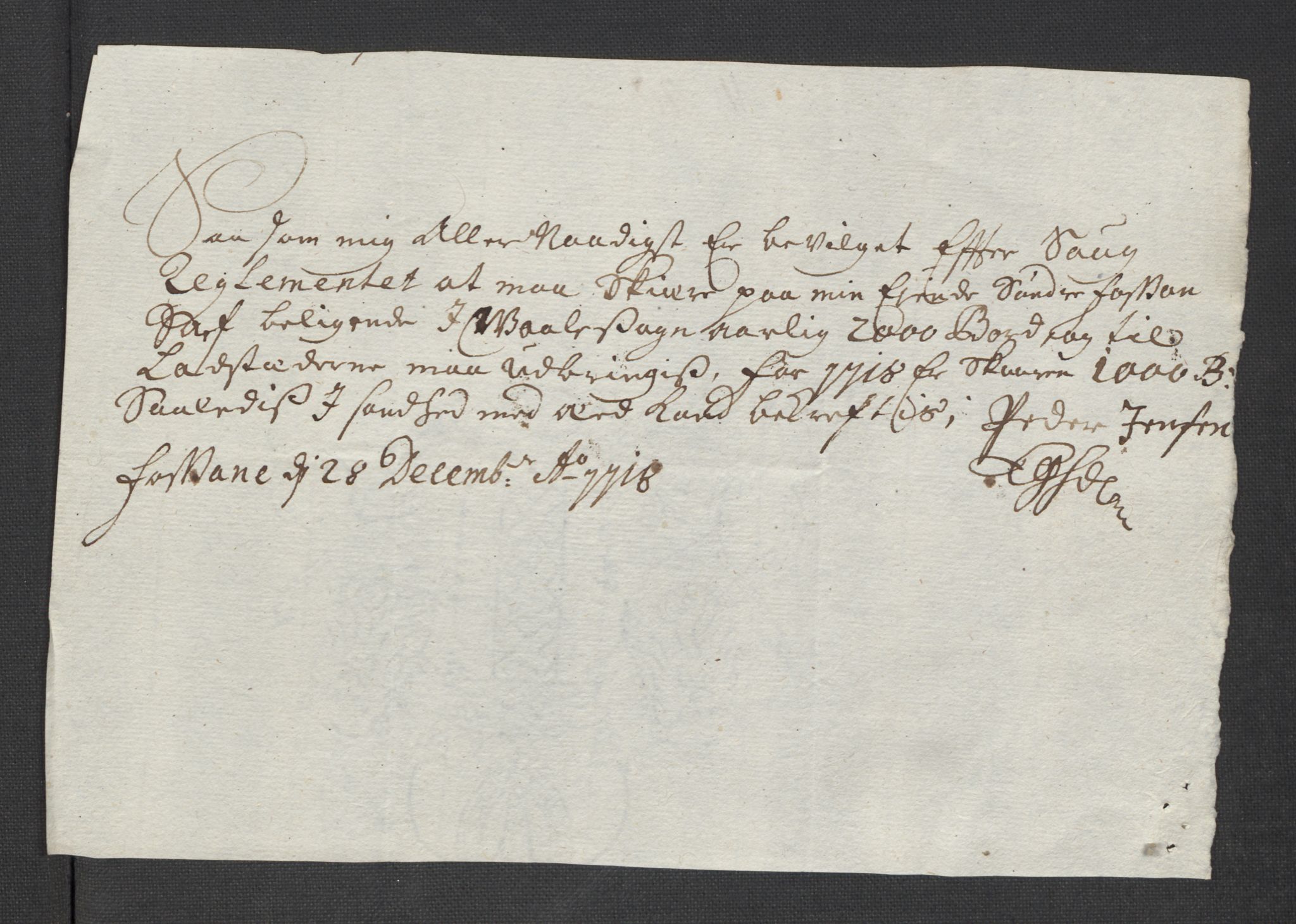 Rentekammeret inntil 1814, Reviderte regnskaper, Fogderegnskap, AV/RA-EA-4092/R32/L1882: Fogderegnskap Jarlsberg grevskap, 1718, p. 238