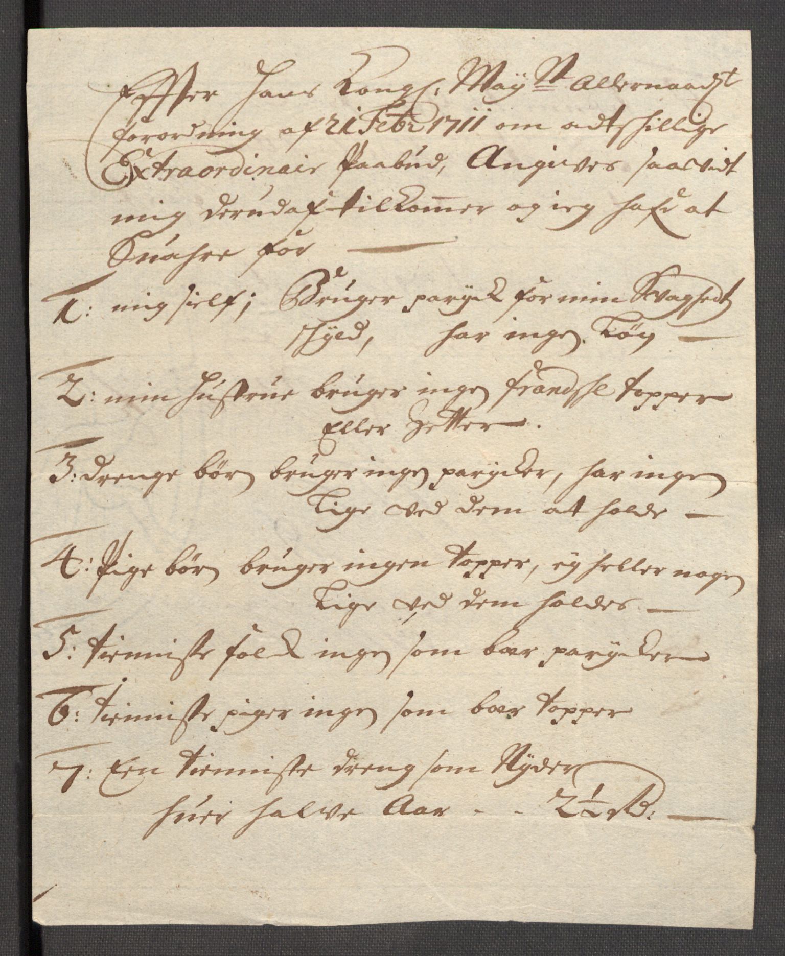 Rentekammeret inntil 1814, Reviderte regnskaper, Fogderegnskap, AV/RA-EA-4092/R57/L3860: Fogderegnskap Fosen, 1711, p. 395