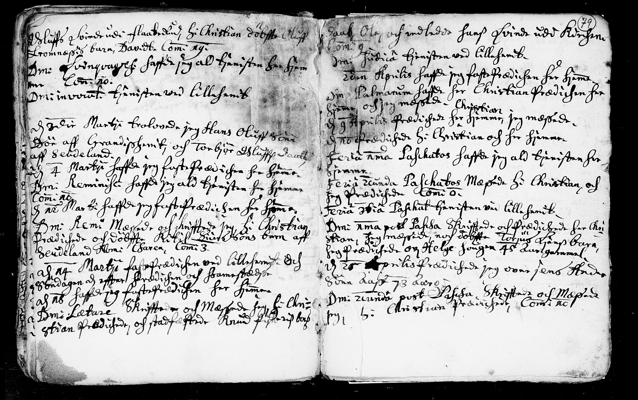 Heddal kirkebøker, SAKO/A-268/F/Fa/L0002: Parish register (official) no. I 2, 1699-1722, p. 79
