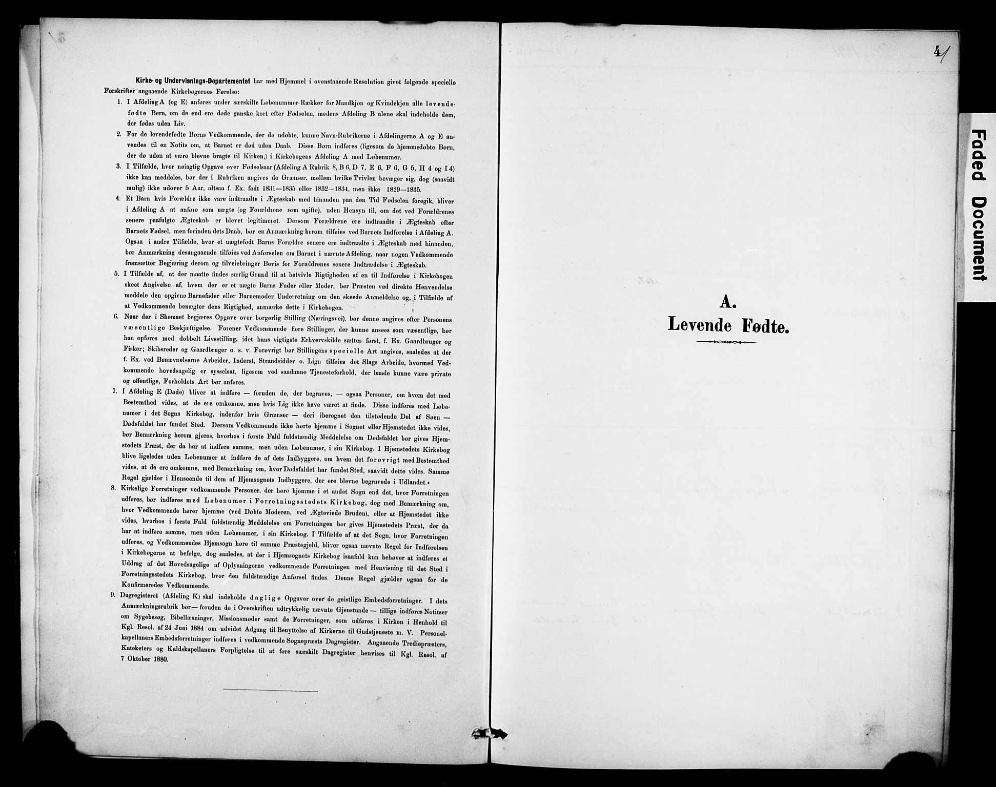 Rennesøy sokneprestkontor, SAST/A -101827/H/Ha/Haa/L0014: Parish register (official) no. A 14, 1890-1908, p. 4