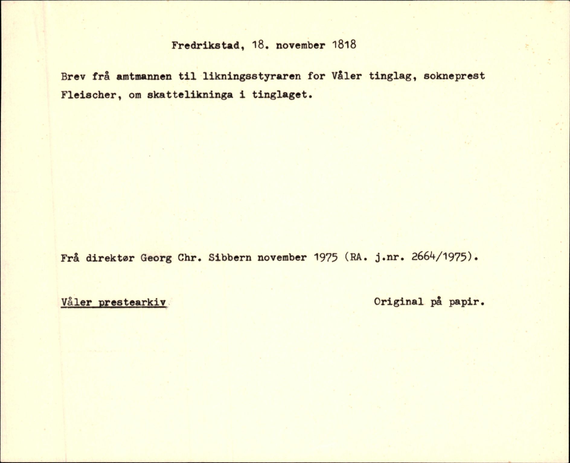 Riksarkivets diplomsamling, AV/RA-EA-5965/F35/F35k/L0001: Regestsedler: Prestearkiver fra Østfold og Akershus, p. 823