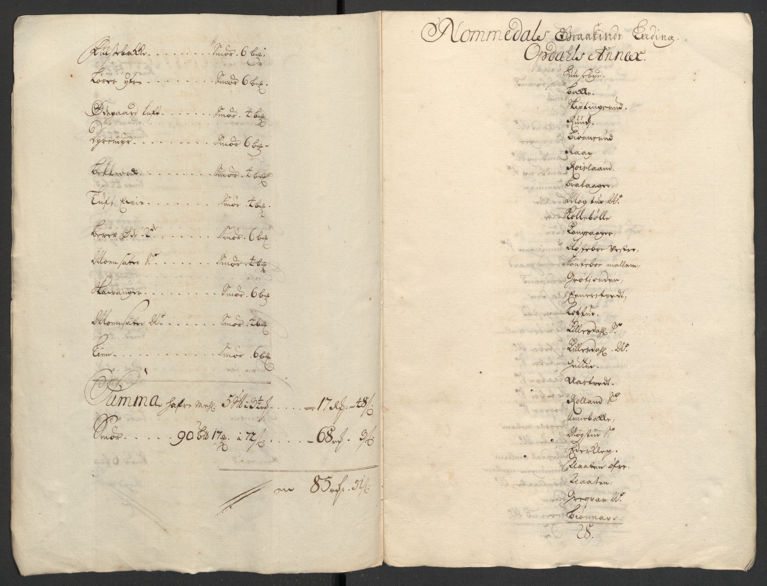 Rentekammeret inntil 1814, Reviderte regnskaper, Fogderegnskap, RA/EA-4092/R24/L1578: Fogderegnskap Numedal og Sandsvær, 1698-1700, p. 10