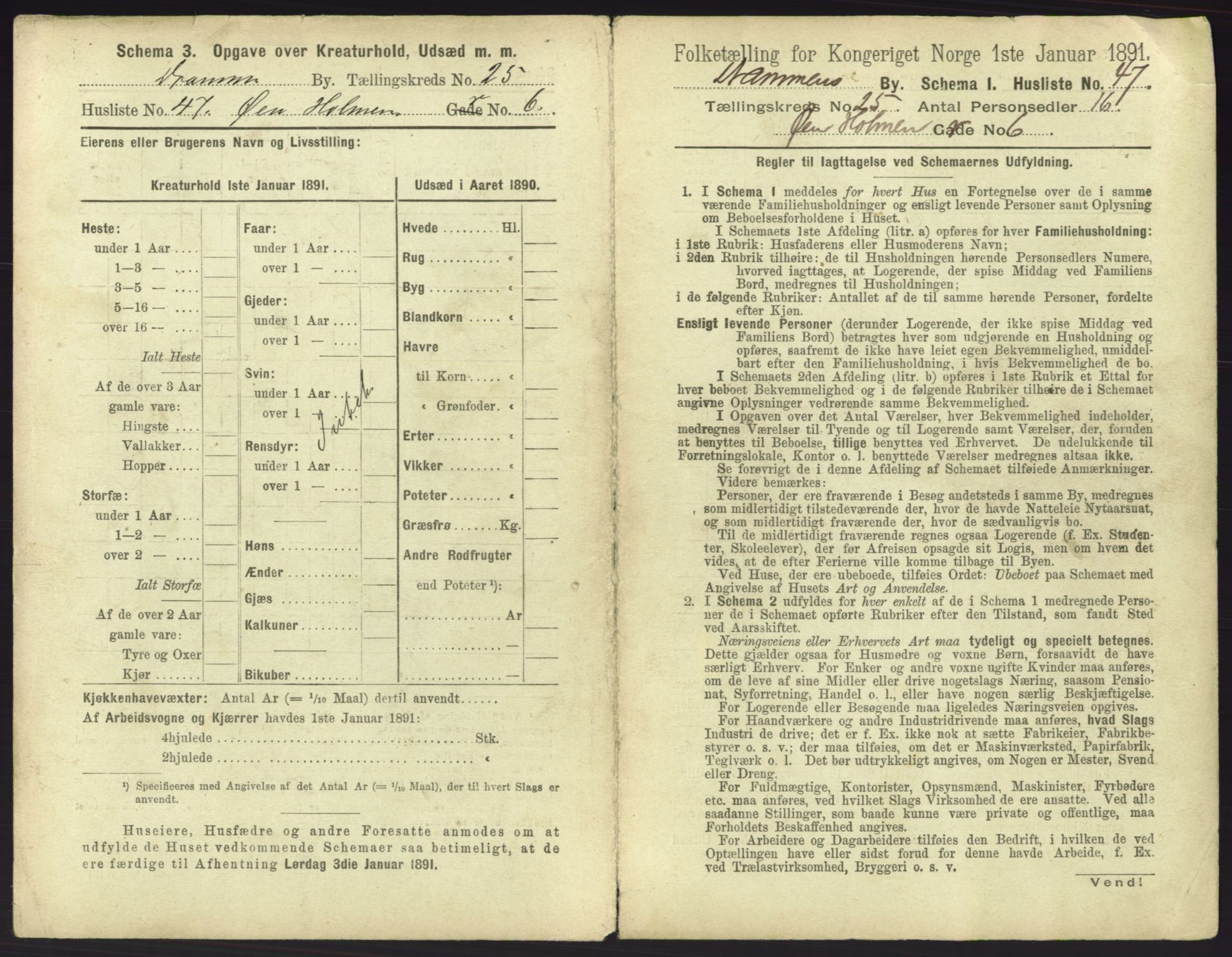 RA, 1891 census for 0602 Drammen, 1891, p. 2167