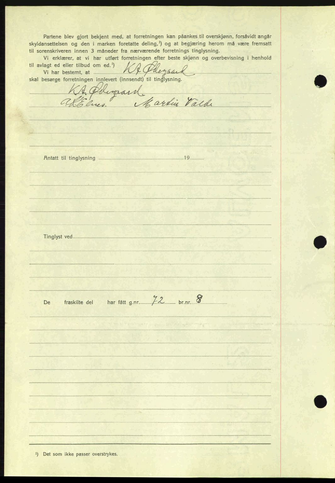 Romsdal sorenskriveri, AV/SAT-A-4149/1/2/2C: Mortgage book no. A6, 1938-1939, Diary no: : 235/1939