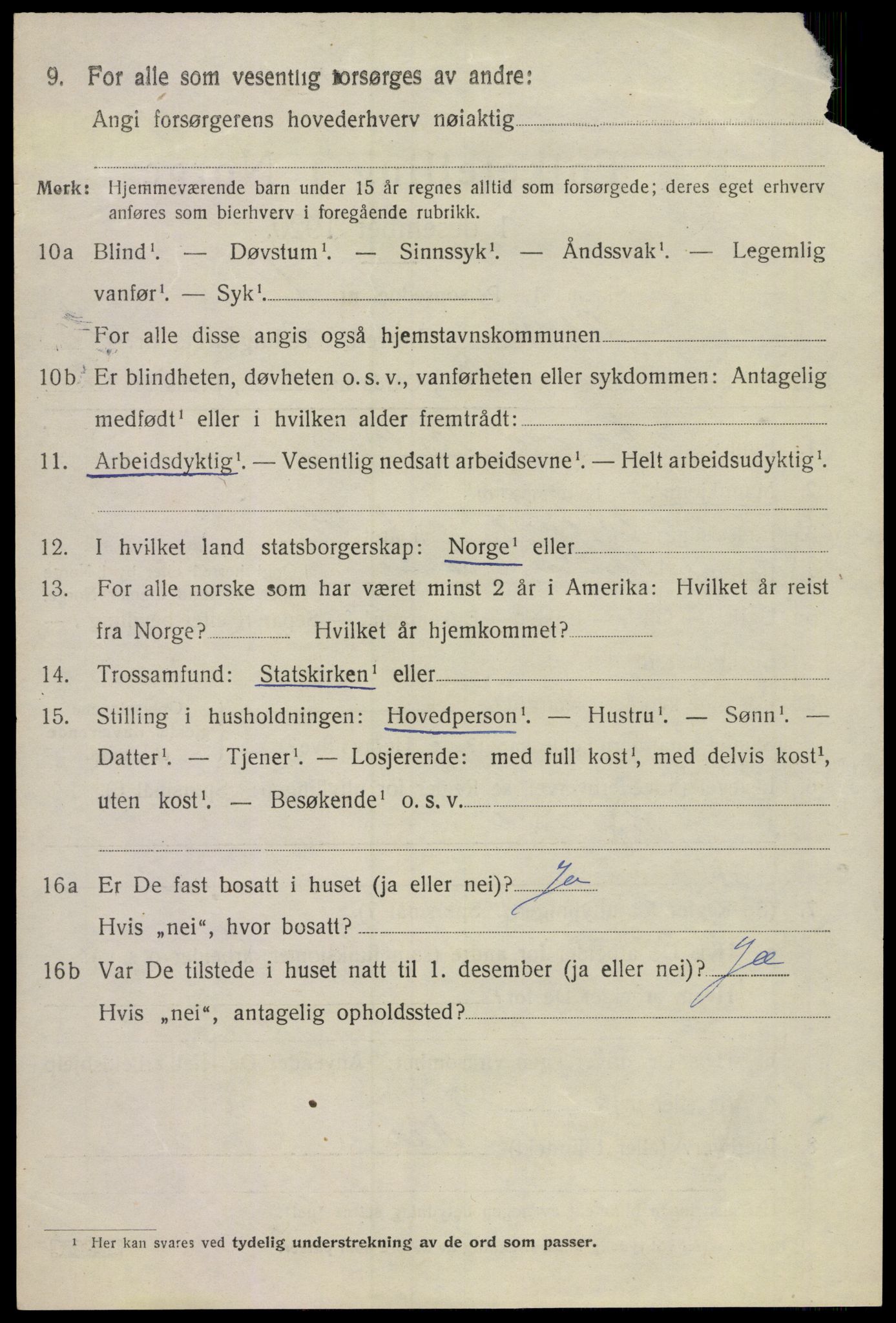 SAKO, 1920 census for Botne, 1920, p. 2118