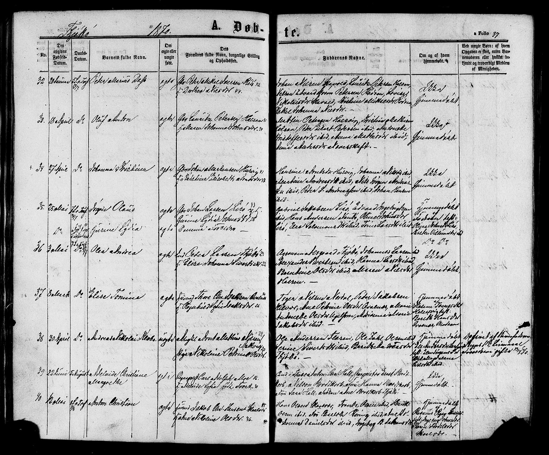 Ministerialprotokoller, klokkerbøker og fødselsregistre - Nordland, AV/SAT-A-1459/817/L0262: Parish register (official) no. 817A03/ 1, 1862-1877, p. 37