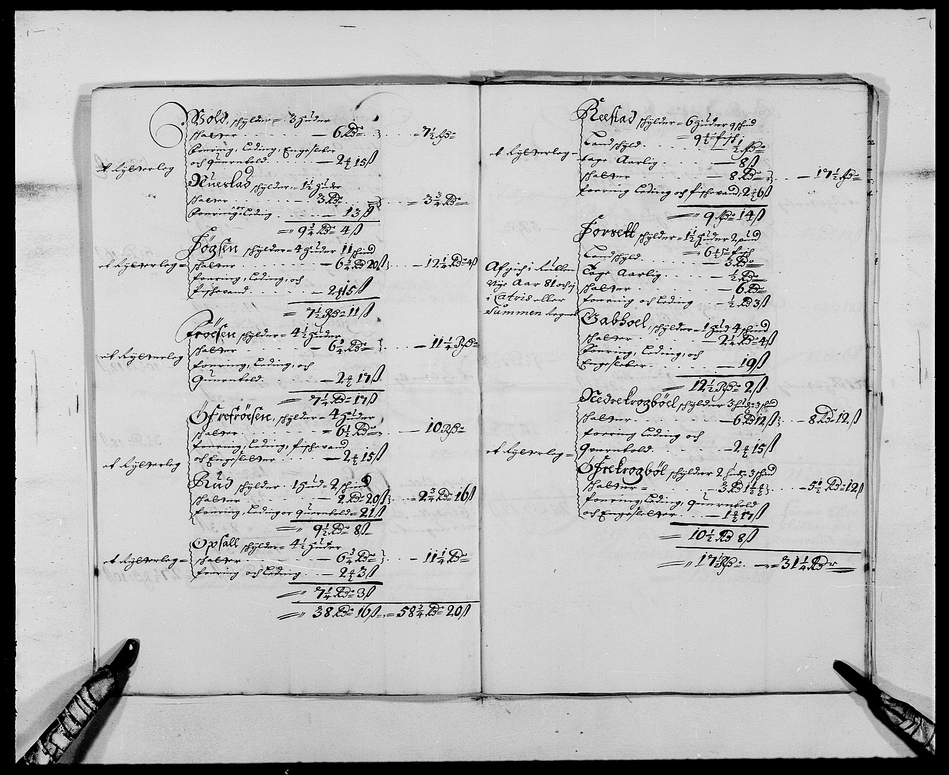 Rentekammeret inntil 1814, Reviderte regnskaper, Fogderegnskap, RA/EA-4092/R17/L1161: Fogderegnskap Gudbrandsdal, 1682-1689, p. 286