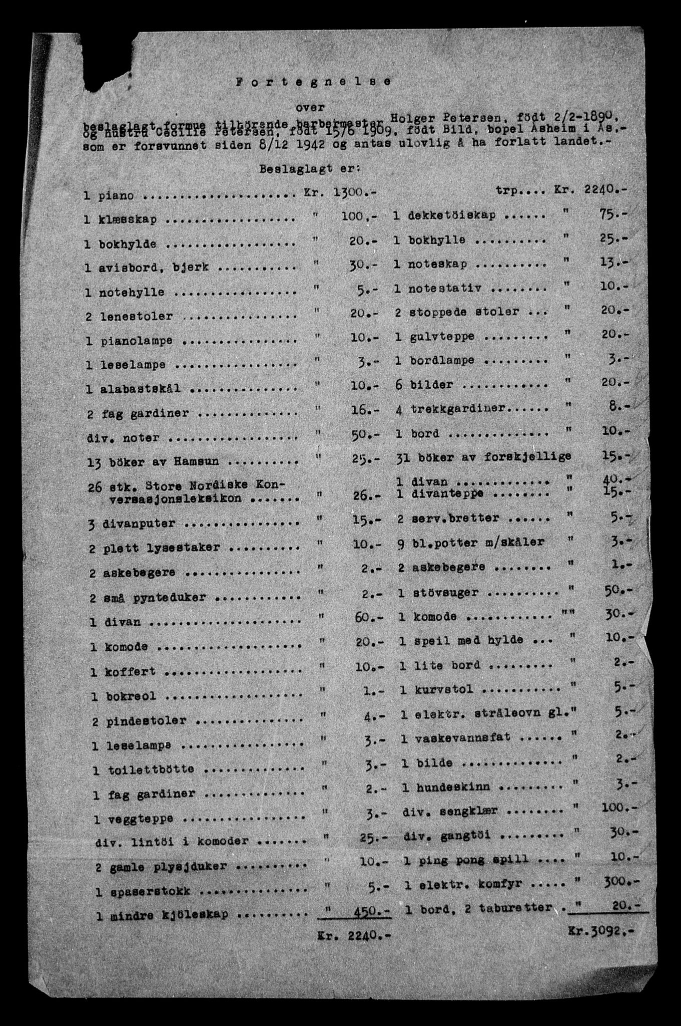 Justisdepartementet, Tilbakeføringskontoret for inndratte formuer, AV/RA-S-1564/H/Hc/Hcc/L0982: --, 1945-1947, p. 43