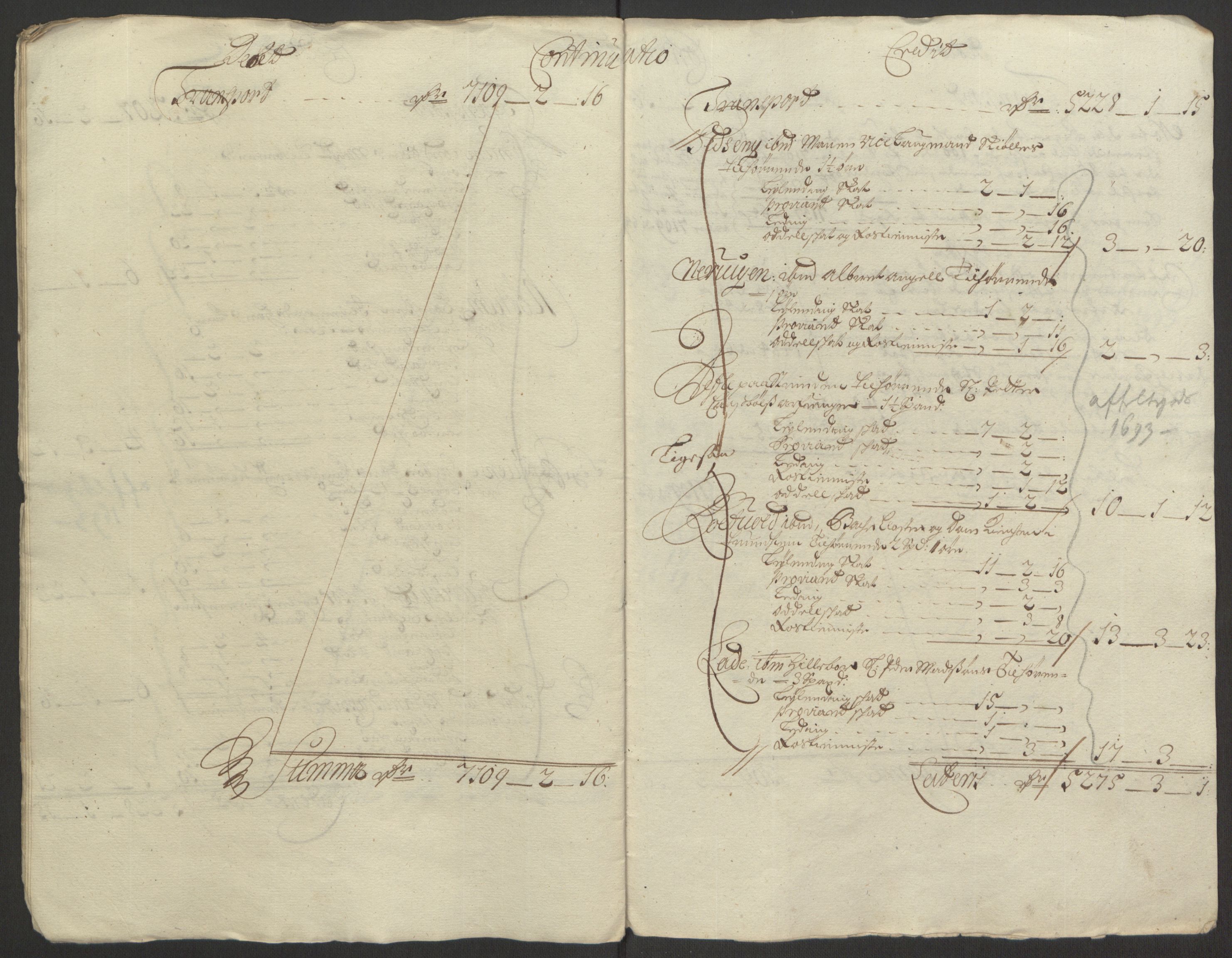 Rentekammeret inntil 1814, Reviderte regnskaper, Fogderegnskap, AV/RA-EA-4092/R61/L4104: Fogderegnskap Strinda og Selbu, 1693-1694, p. 196