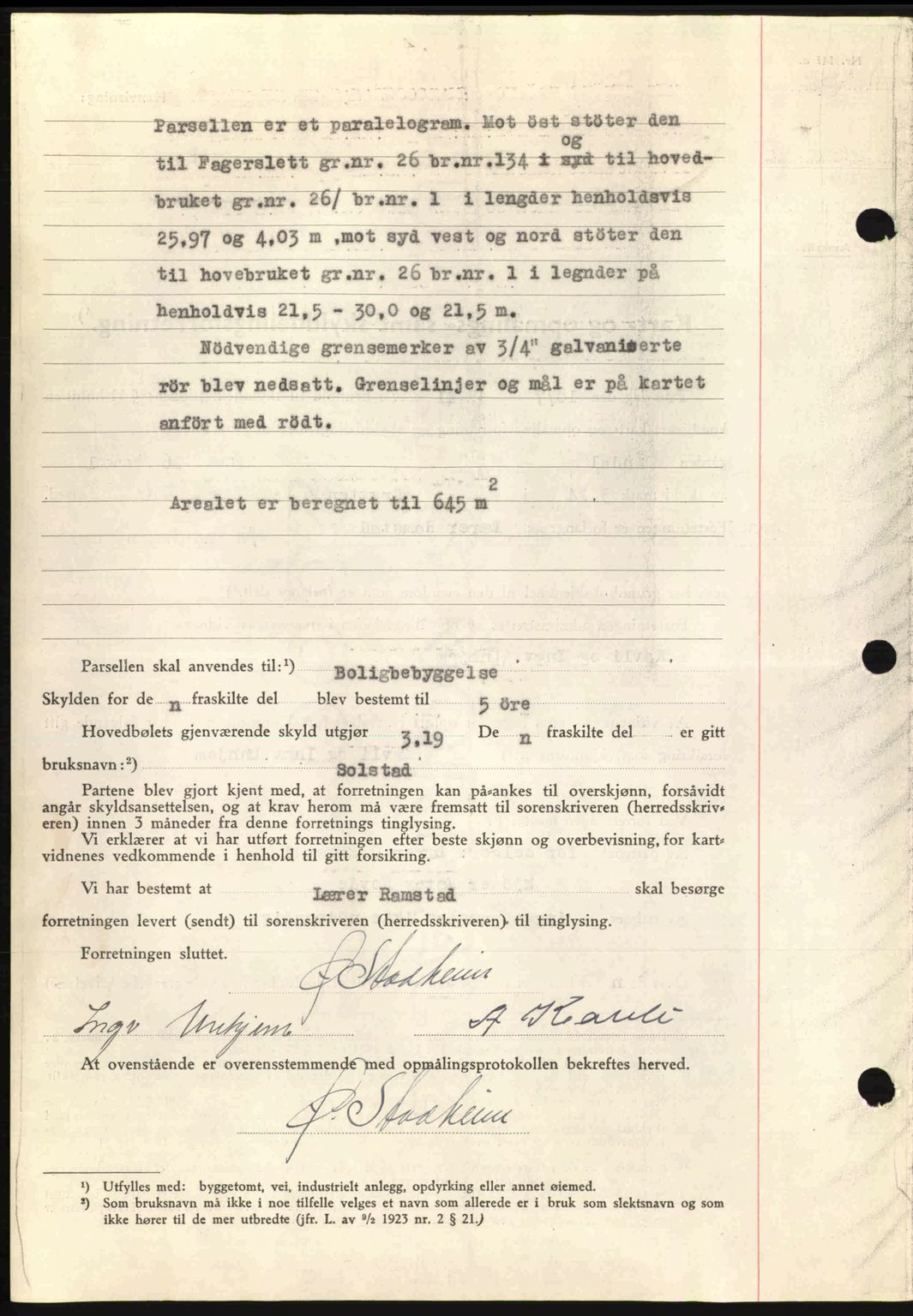 Romsdal sorenskriveri, AV/SAT-A-4149/1/2/2C: Mortgage book no. A10, 1941-1941, Diary no: : 1317/1941